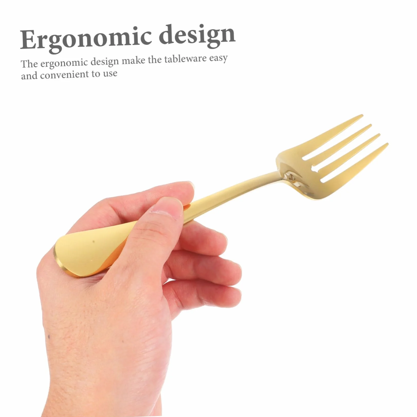 Cubiertos para Servir Acero Inoxidable de Incluye Espátula Dentada para Pastel Cuchara y Tenedor para Banquetes Cocina y Fiestas Diseño Duradero y Reutilizable Color Dorado