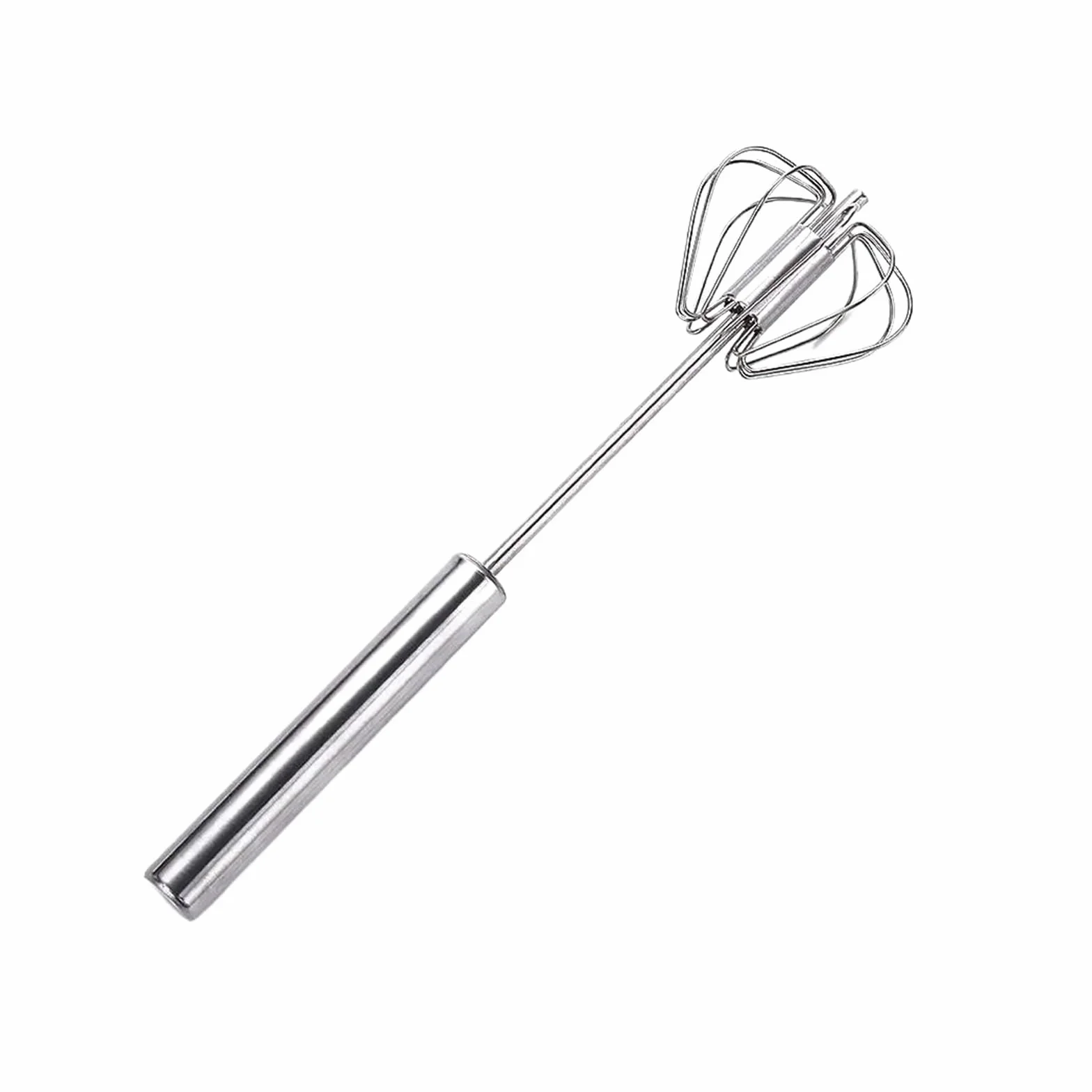 Batidora manual de huevos acero inoxidable for batir y mezclar crema sin esfuerzo(10inch)