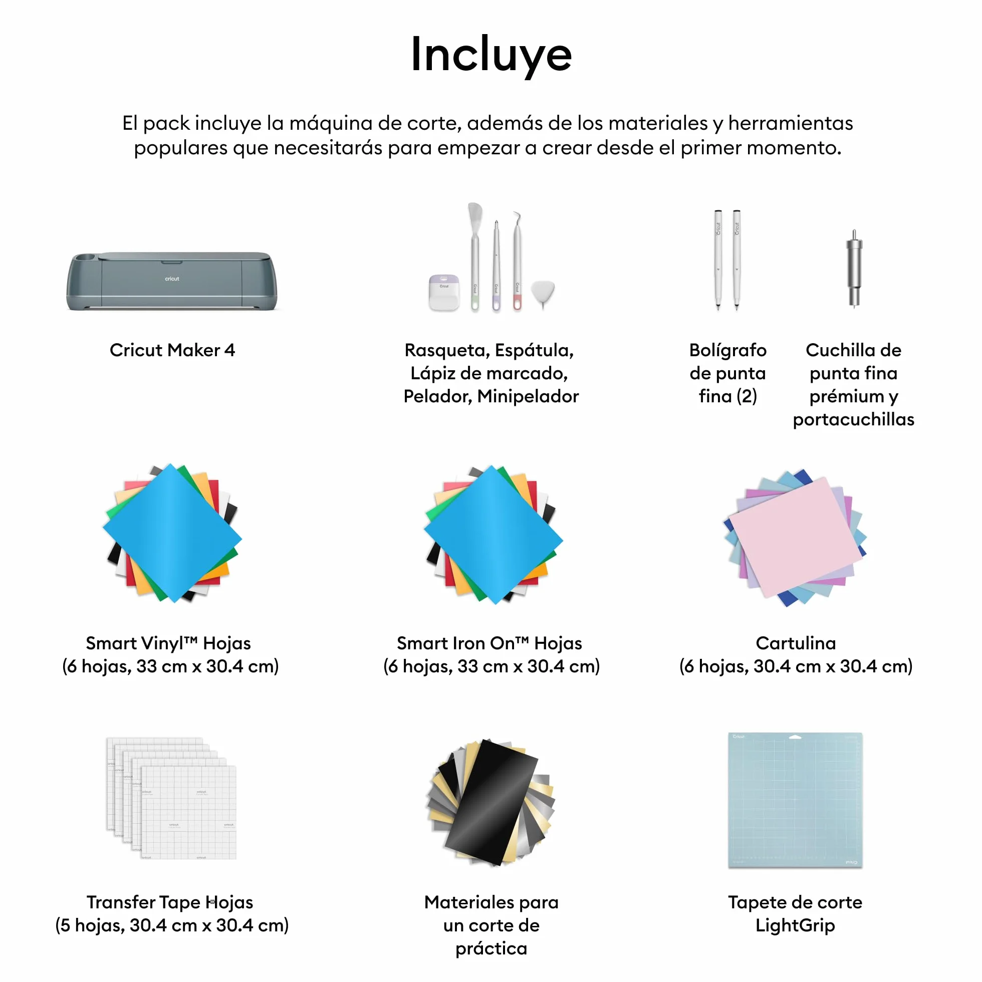 Cricut Maker 4 Paquete Esencial - Amazon Exclusive Edition