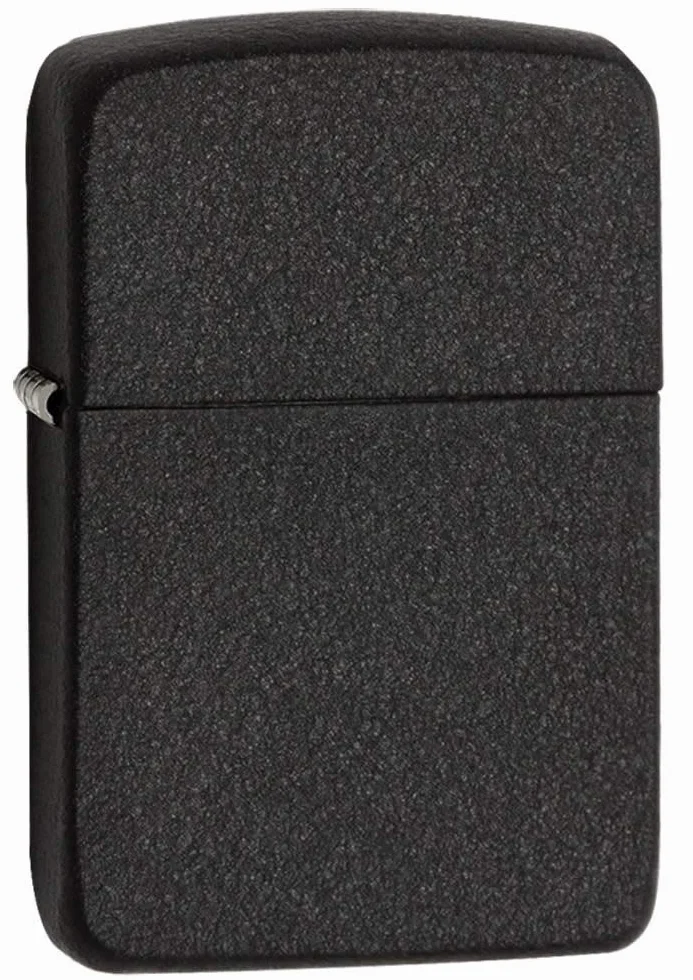 Zippo Black Crackle 60000665 - Mechero, Color Negro