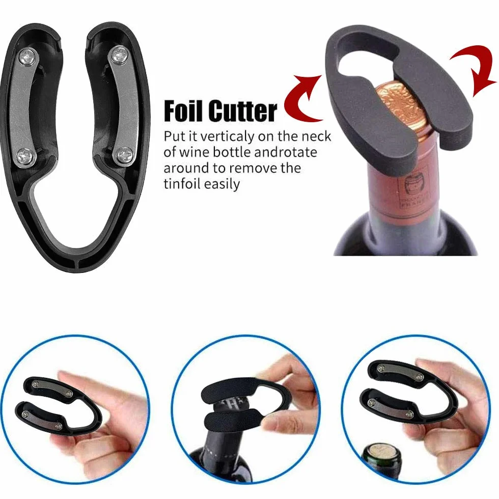 Sacacorchos de vino profesional, palanca manual ergonómica, estilo conejo