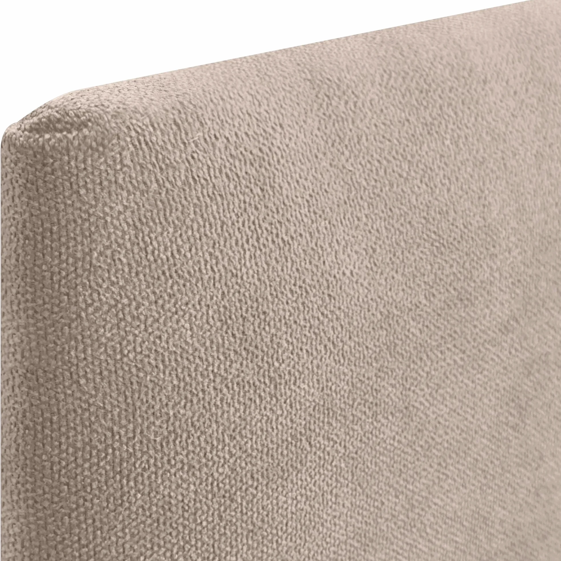 DHOME Cabecero Tapizado Liso de Tela Aqualine con Patas Altura 70CM Grosor 4cm y 8cm para Pared Acústicos Cabeceros Cabezal Absorbentes Cama Dormitorio (Tela Beige, 150cm, Grosor 8cm)