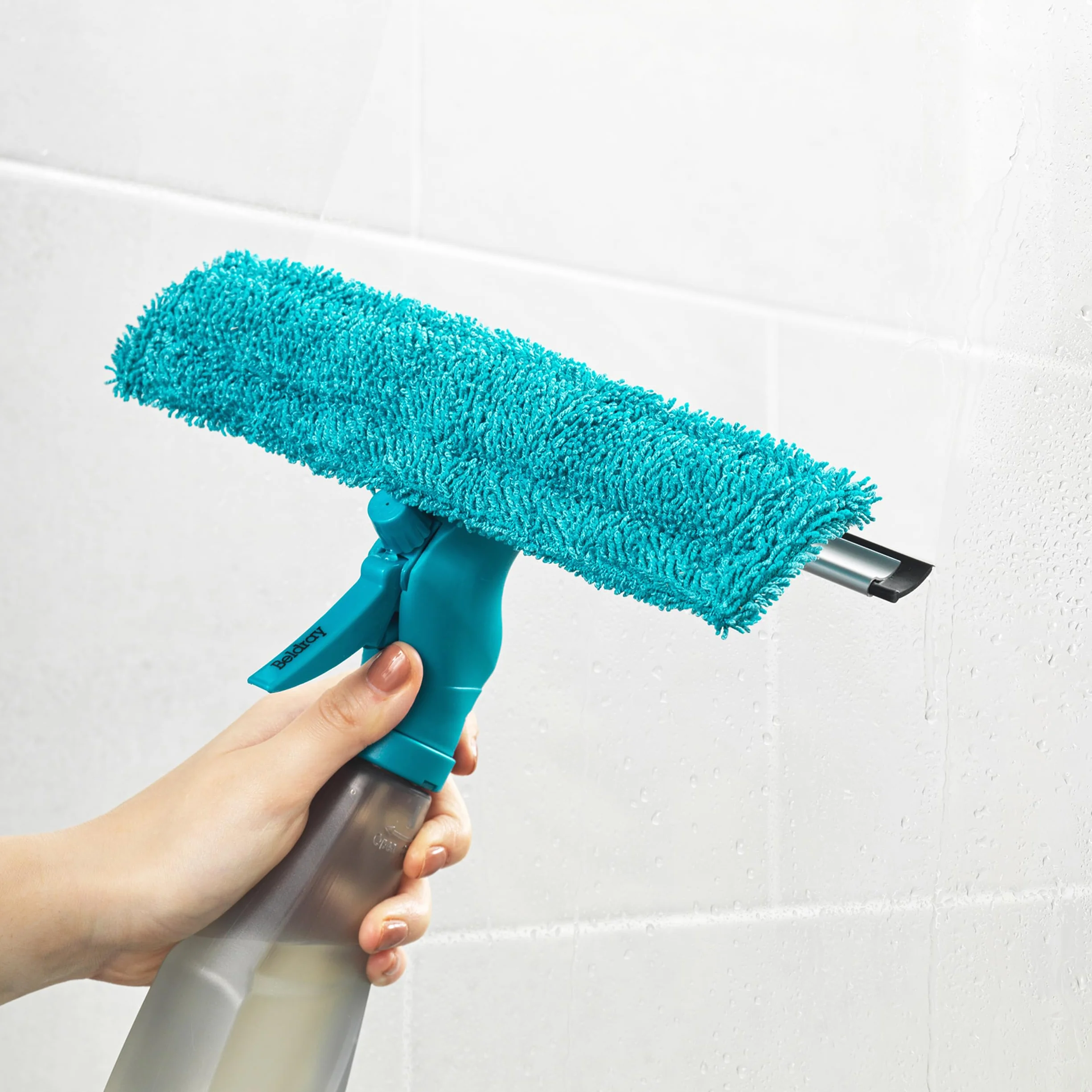 Beldray Limpiador para ventanas con pulverizador turquesa LA024275TQ