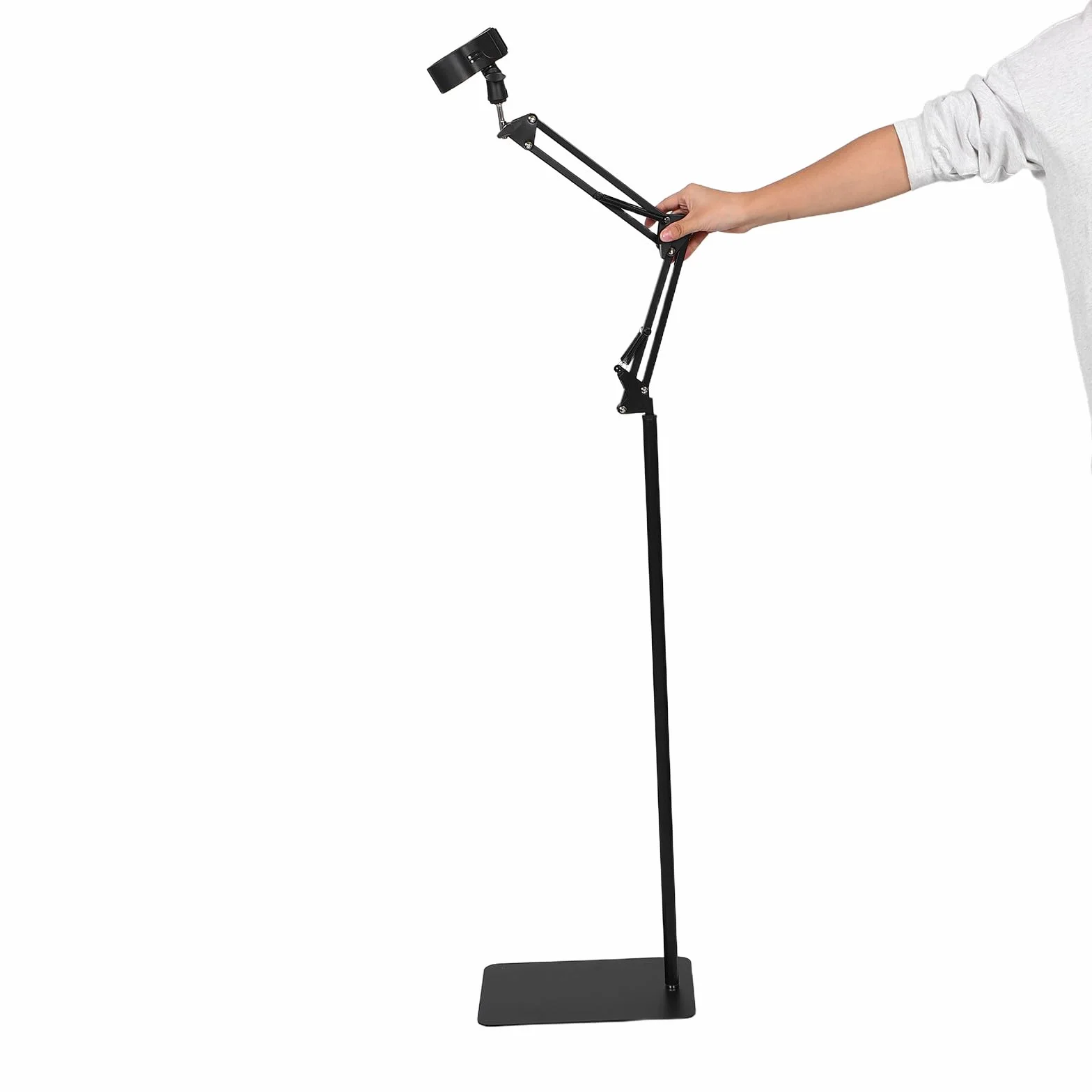 Ipetboom Soporte para Secador de Pelo Abrazadera Ajustable Soporte Manos Libres para Baño Salón Dormitorio Material y Resistente