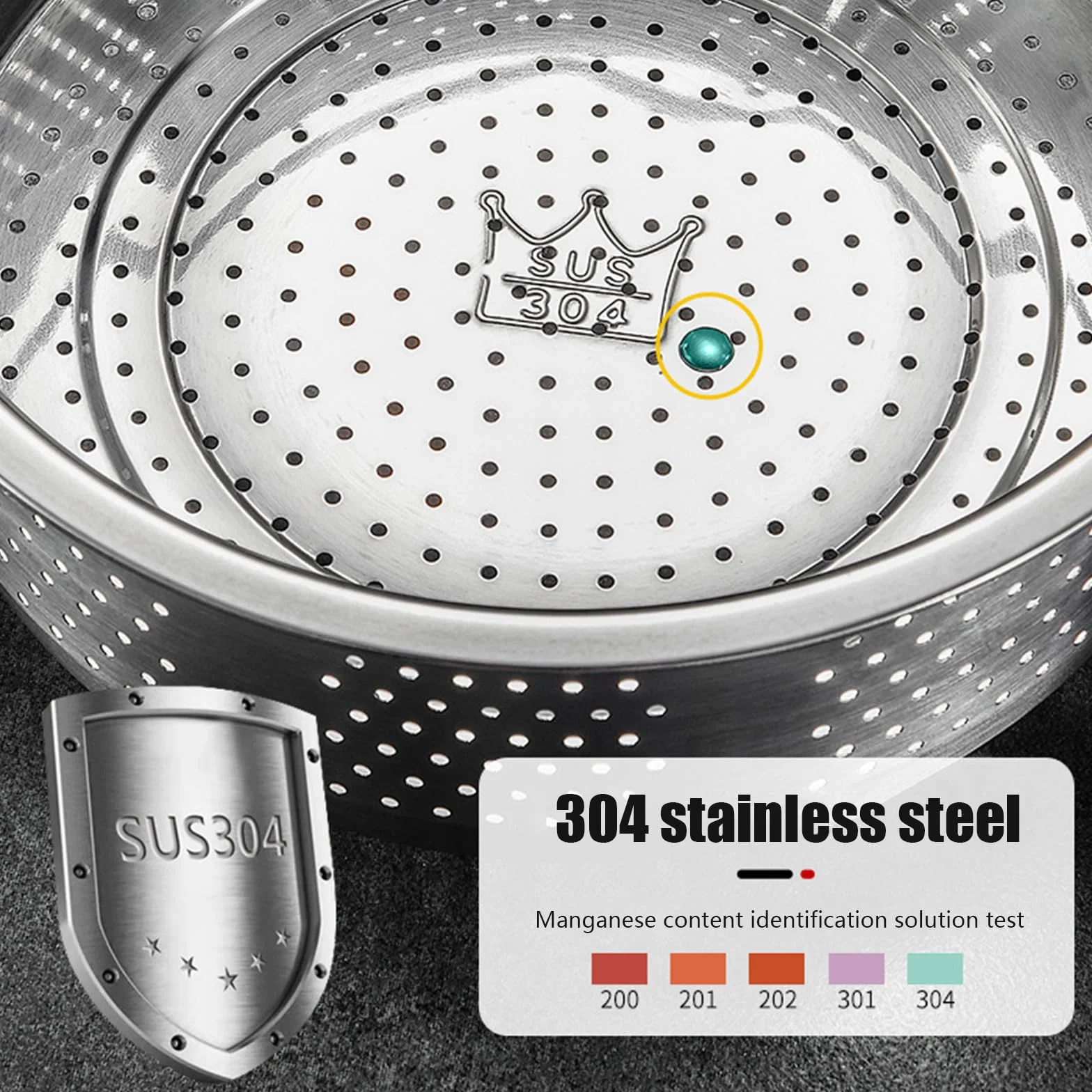 Cesta para cocinar al vapor de acero inoxidable para ollas, verduras y arroz