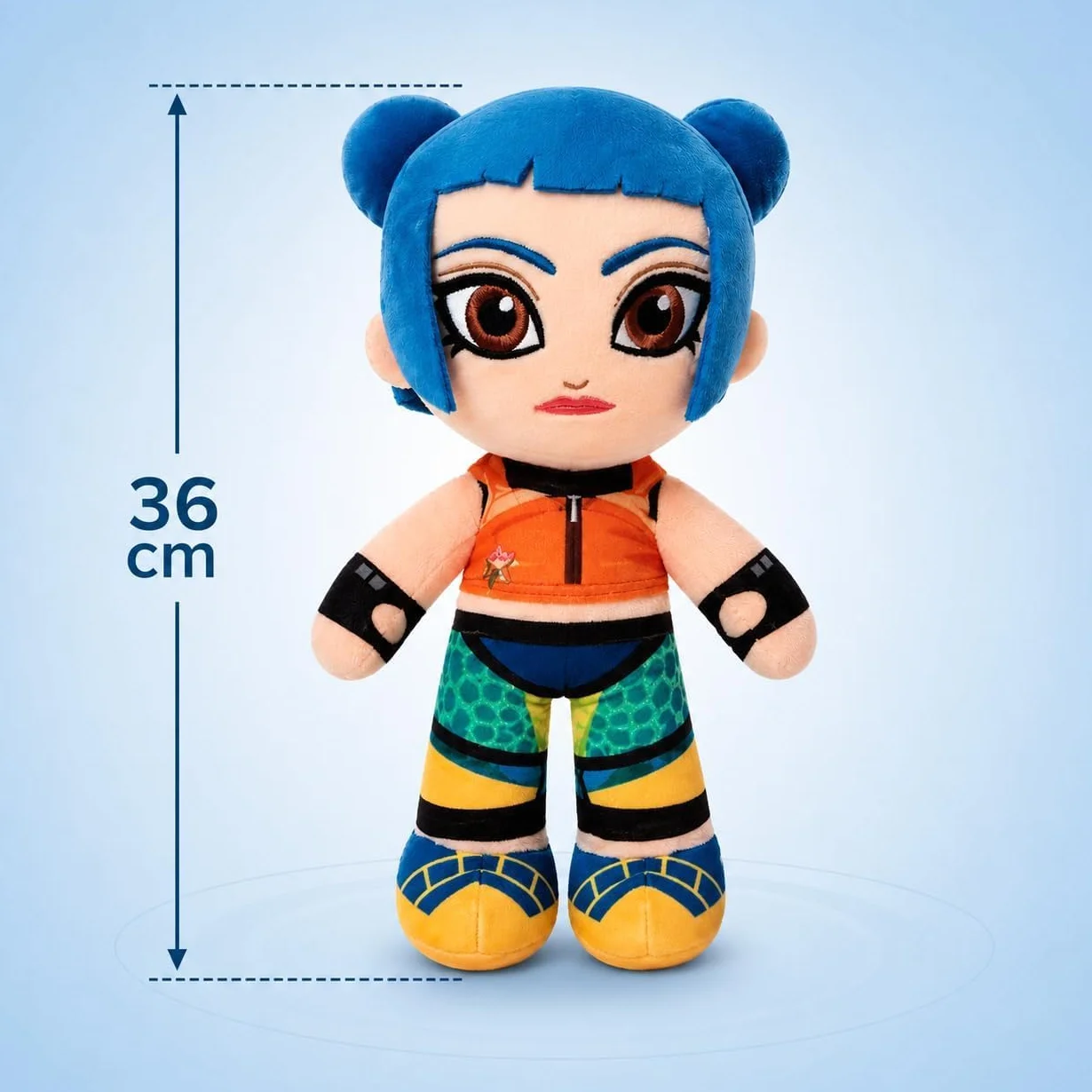 K-POP Set 3 Peluche GRANDES Rumi Mira Zoey - Altura 36 cm - Muñecas de tela suaves coleccionables inspirada en la banda coreana - Multicolor