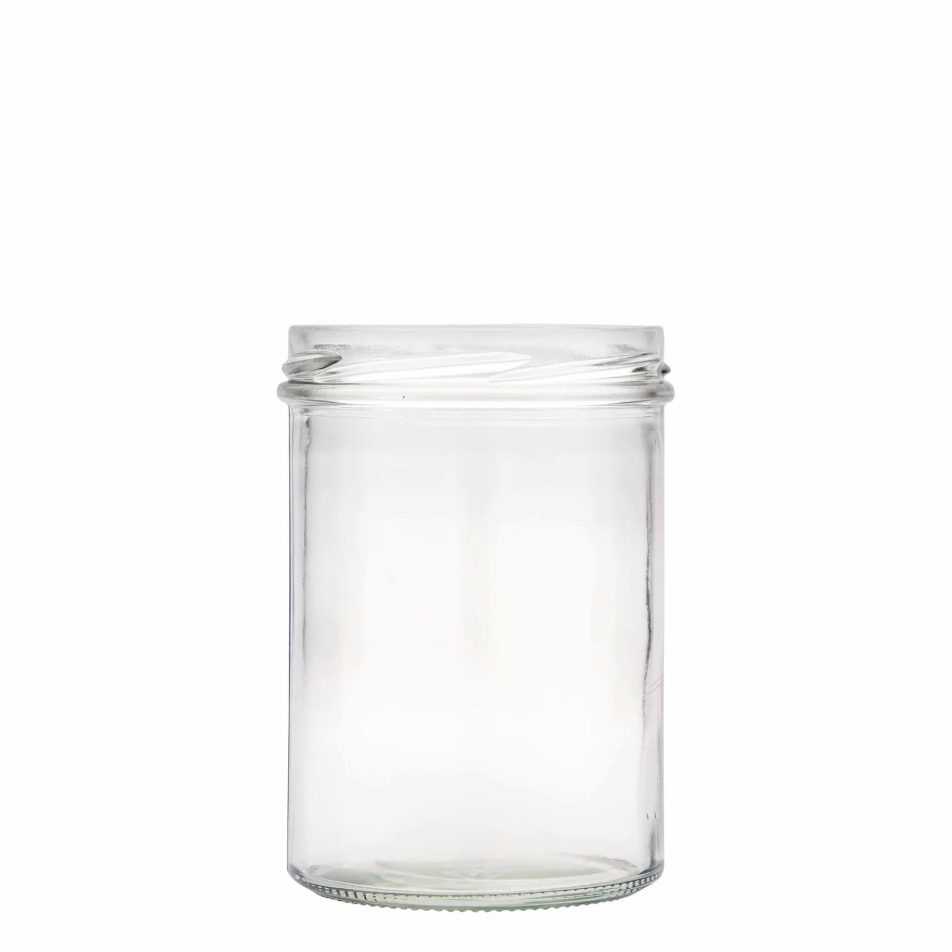 84 tarros de cristal para conservas de 435 ml, con tapa blanca, ideal para mermelada, mermelada, gelatina, sopa o preparación de harina, apto para horno, fabricado en Alemania