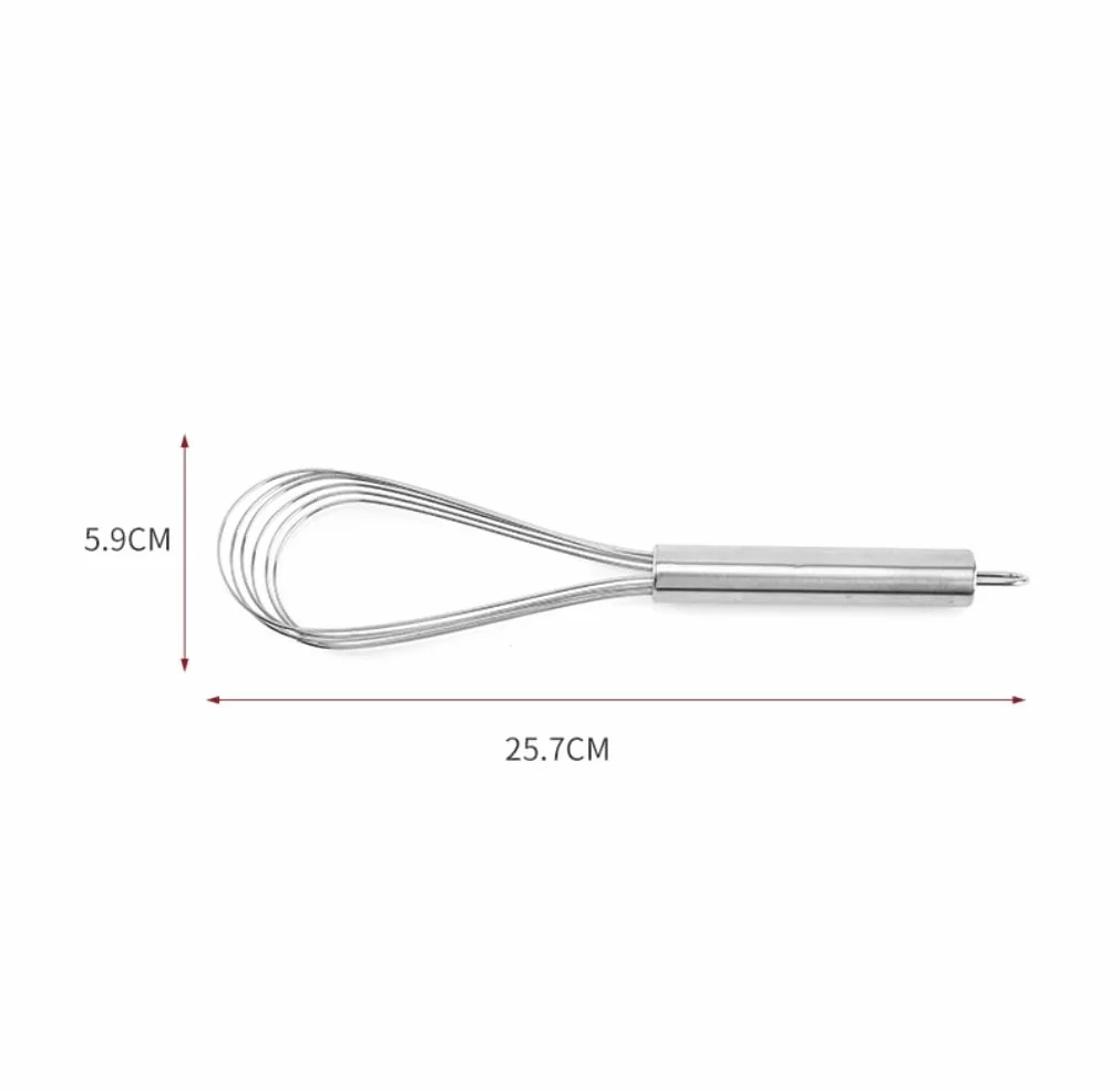 Batidor Huevos Batidor De Huevos Acero Inoxidable En Forma Abanico, Herramienta For Hornear, Varilla Agitadora Manual Multifunción Utensilios Cocina(5.9x25.7cm)