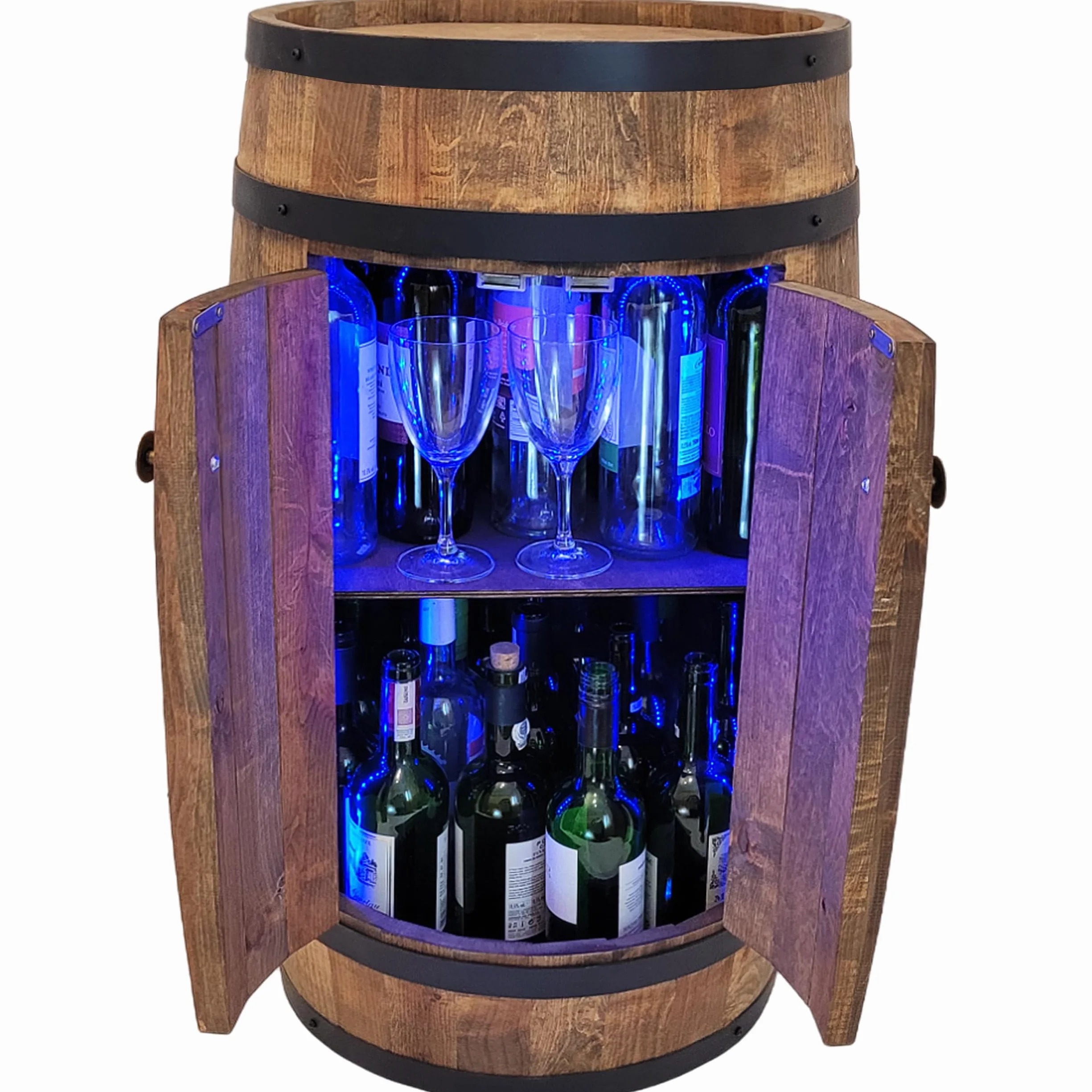weeco Barril de bar con puerta, hechas a mano. Barril Bar madera, barril Estantería 81 cm – fabricante