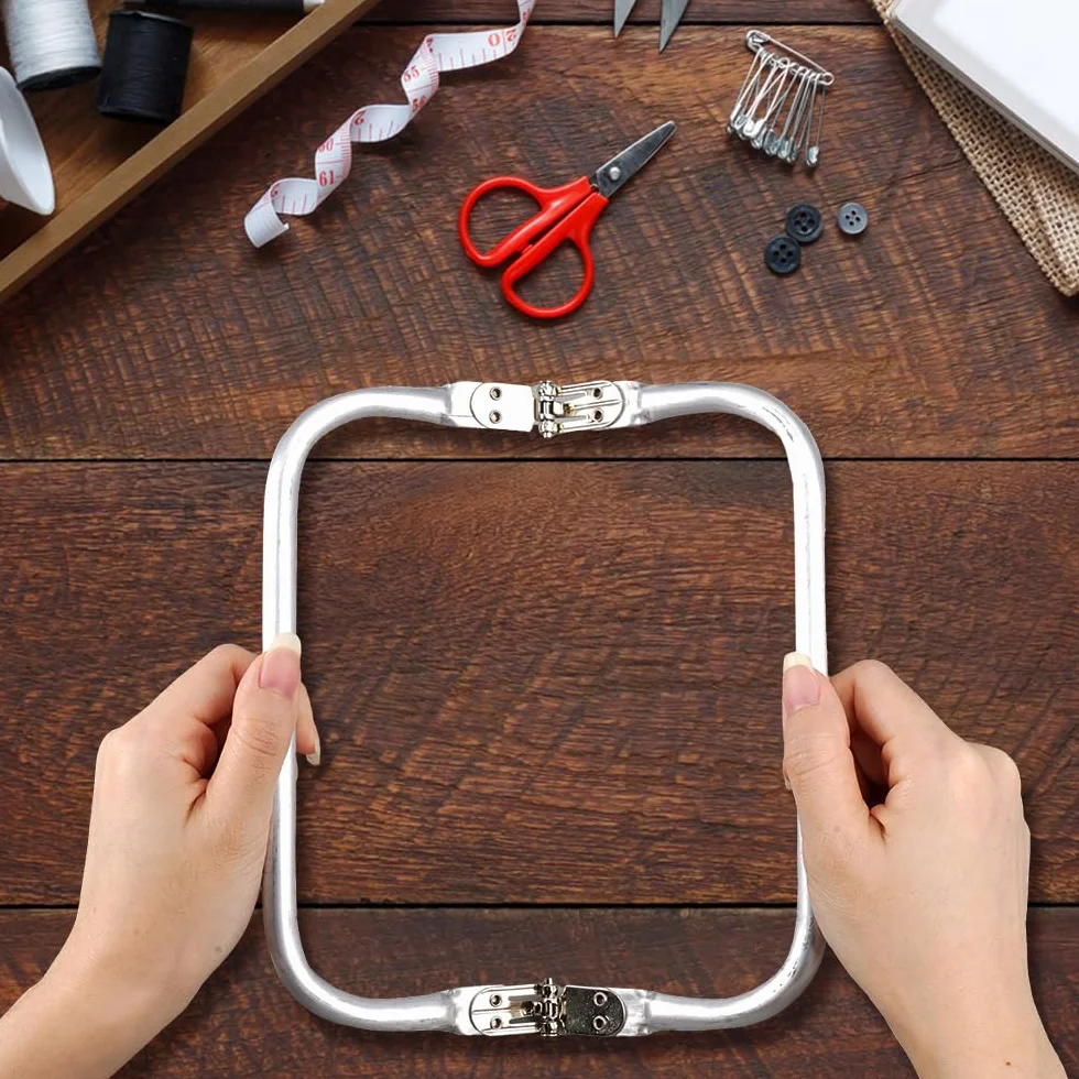 3 Piezas Marco de Monedero de Aluminio en Forma de U para Bolsos Manualidades