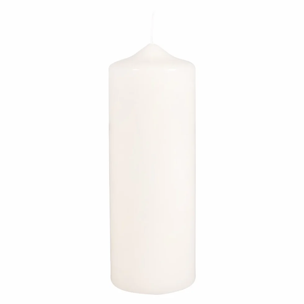 Rayher Vela Pilar 20 x 7 cm Color Crema Parafina RAL