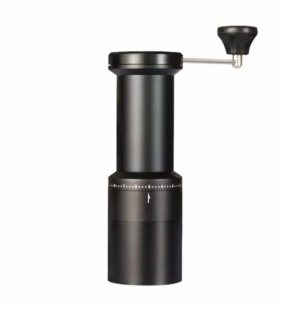 Molinillo Café Molino Cafe Molinillo de Mano portátil, máquina de café, Molinillo de Mano doméstico, Molinillo de Grano de café Manual de aleación pequeña Moledor De Cafe(Black)