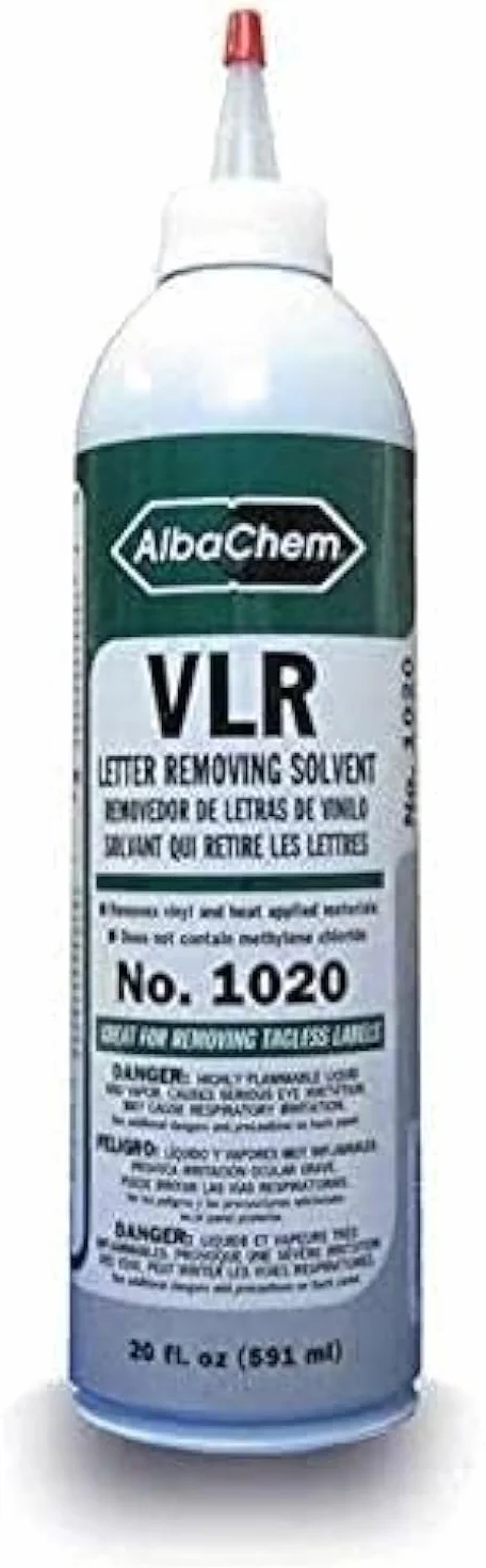 AlbaChem Removedor de letras de vinilo de transferencia de calor - No. 1020