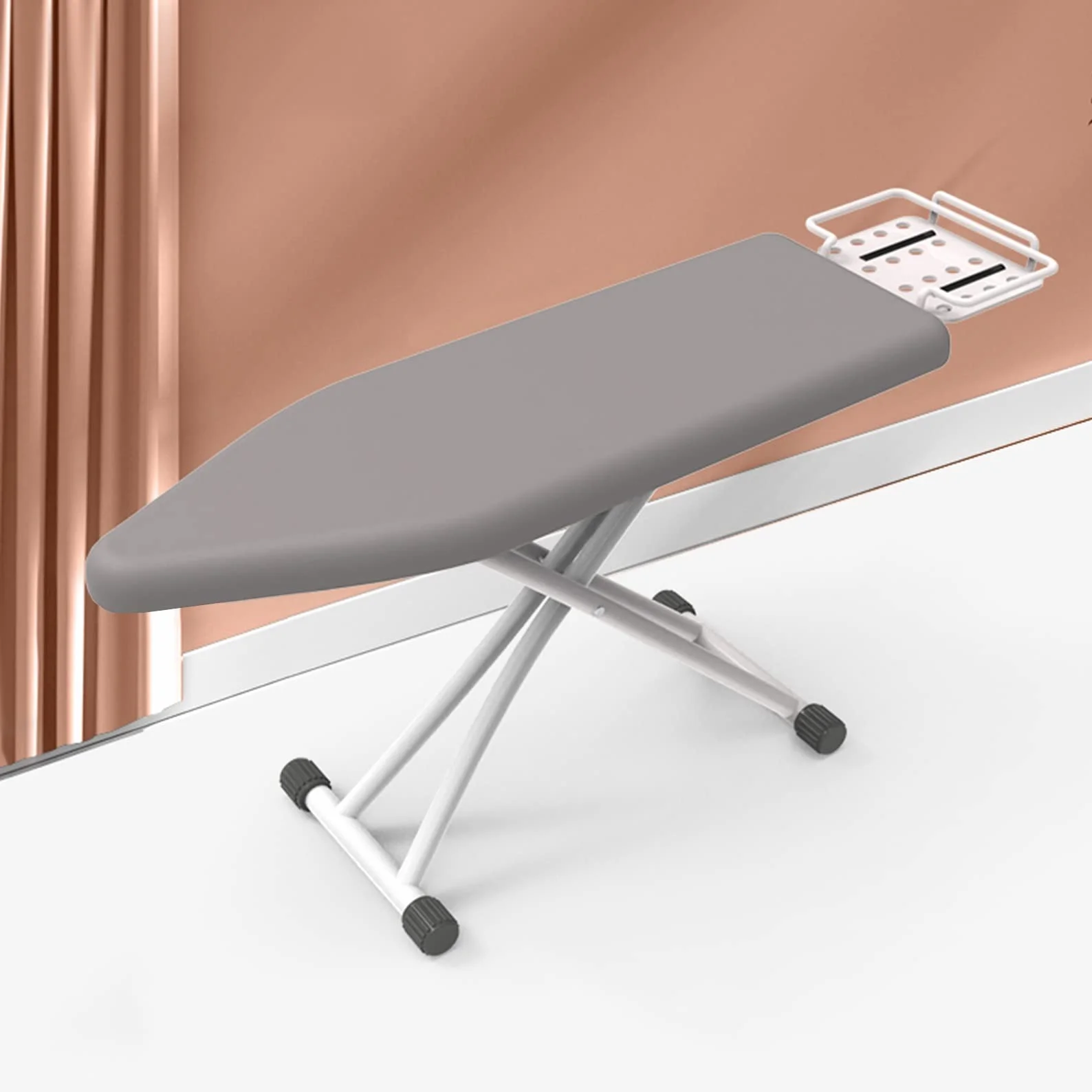 Tabla De Planchar, superficie de planchado extra grande ,Soporte Para Centros De Planchado,6 altura regulable,Patas Extragruesas con Patas Antideslizantes，ideal para espacios reducidos ( Color : C )