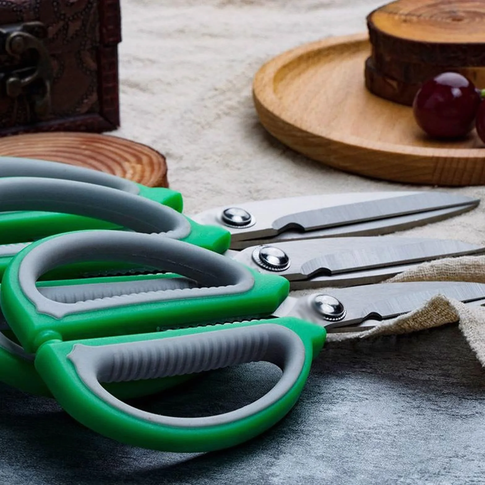 Tijeras de cocina Tijeras de sastre fuertes Acero Costura Hogar (Mediano)