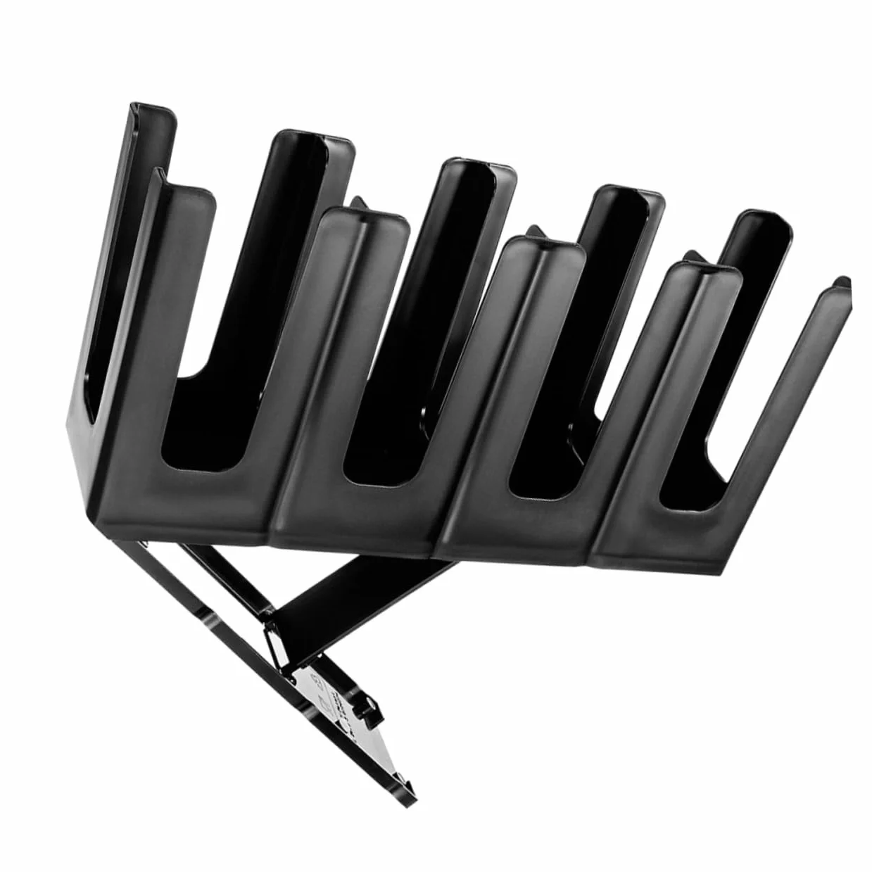 MAGICLULU Dispensador de Vasos de Papel para Encimera, Negro, Plástico | 2 Ranuras, para Vaso de Papel, Cafetería y Tienda de Té, Organizador Reutilizable de Sobremesa