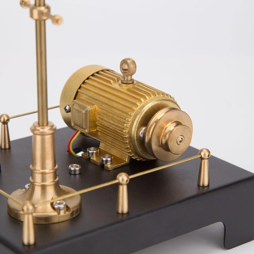 Retrol - Juego de mini generador de vapor y lámpara de escena, kit de accesorios de modelo de motor de haz de vapor, educación de experimentos de ciencia física