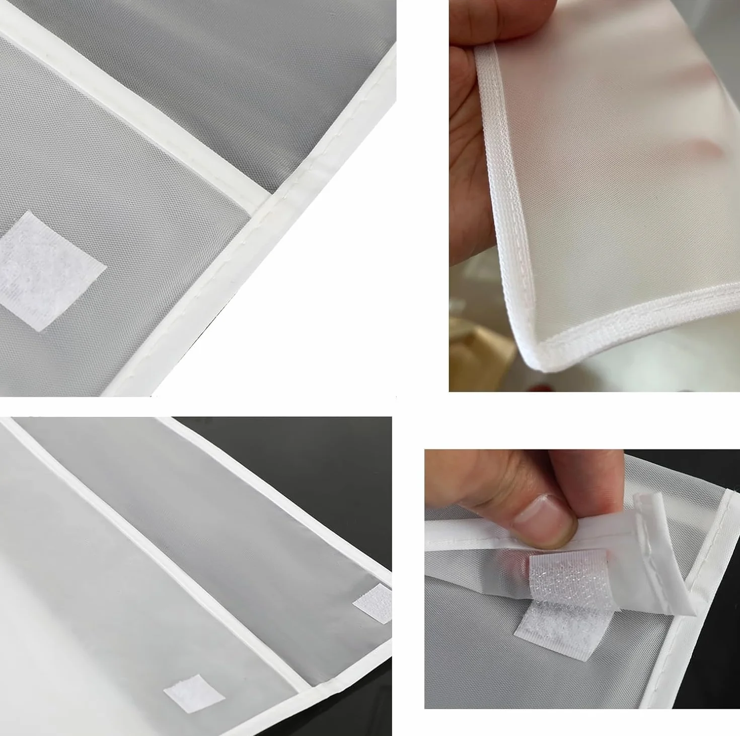 Funda y Almohadilla para Tabla de Planchar Funda de Almacenamiento for Tabla de Planchar, Transparente, a Prueba de Polvo, Varios tamaños(41x131cm)