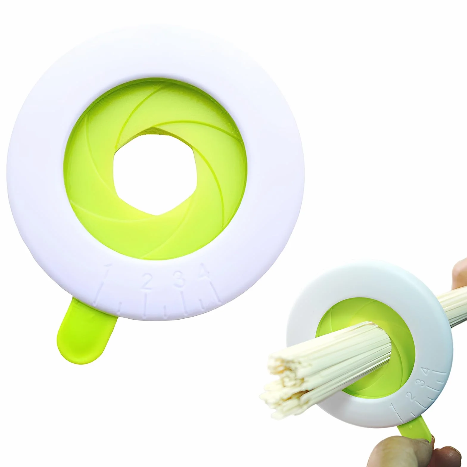 Medidor de Espaguetis con 4 Orificios - Gadget para Control de Porciones de Pasta