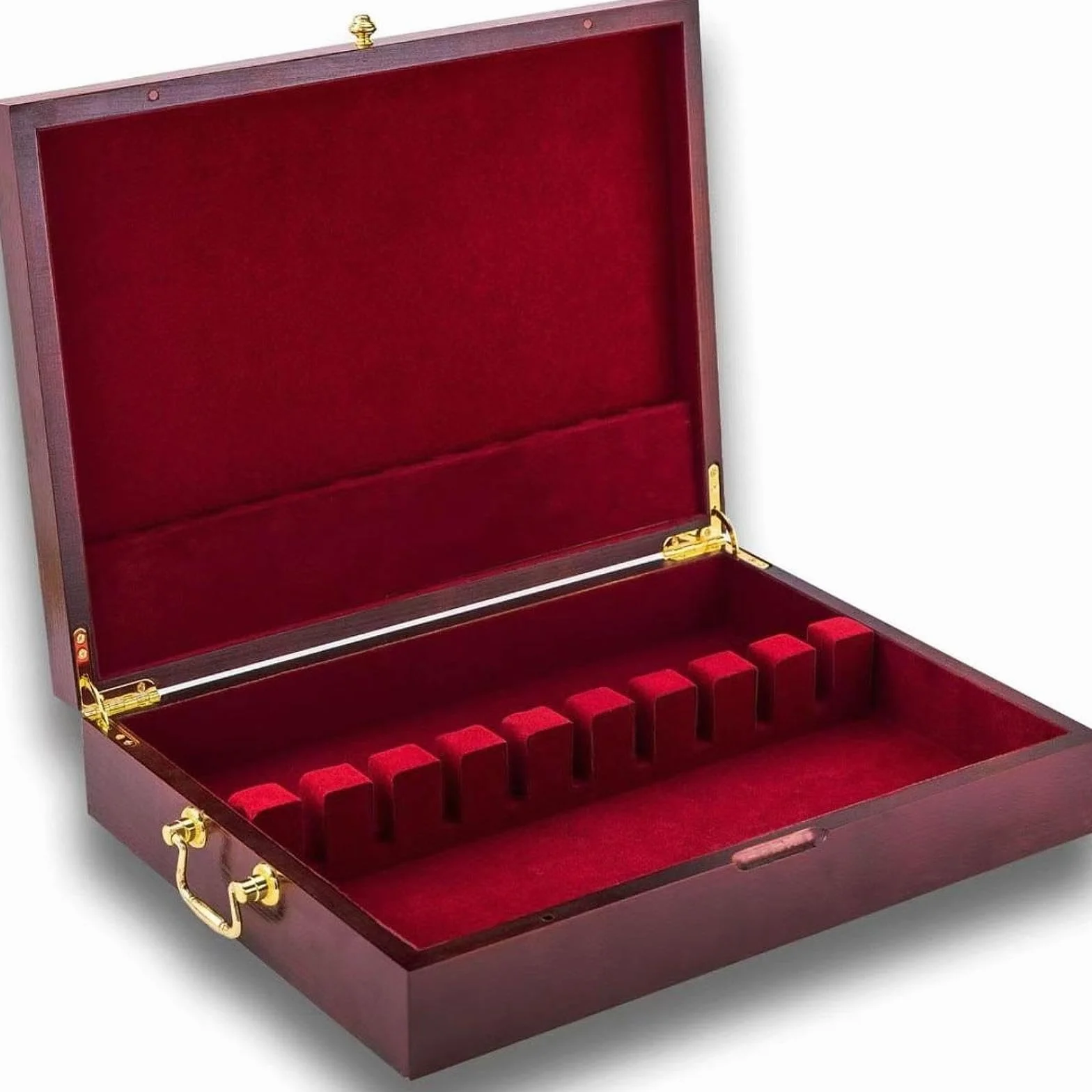 Sharplace Caja de Madera para Guardar Cubiertos, Ideal para La Cocina, El Hogar, La Decoración, Regalo, Baúl Resistente para Cubiertos.