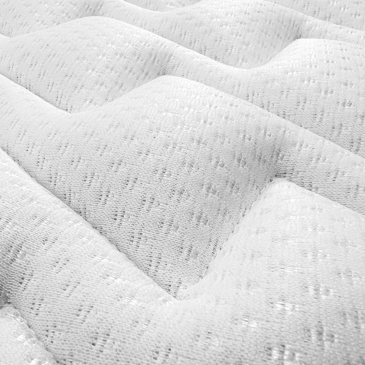 Homey - Cama Completa con Colchón Sleep Pro Reversible + Somier de Láminas Basic con 6 Patas Abrazadera, 150 x 190