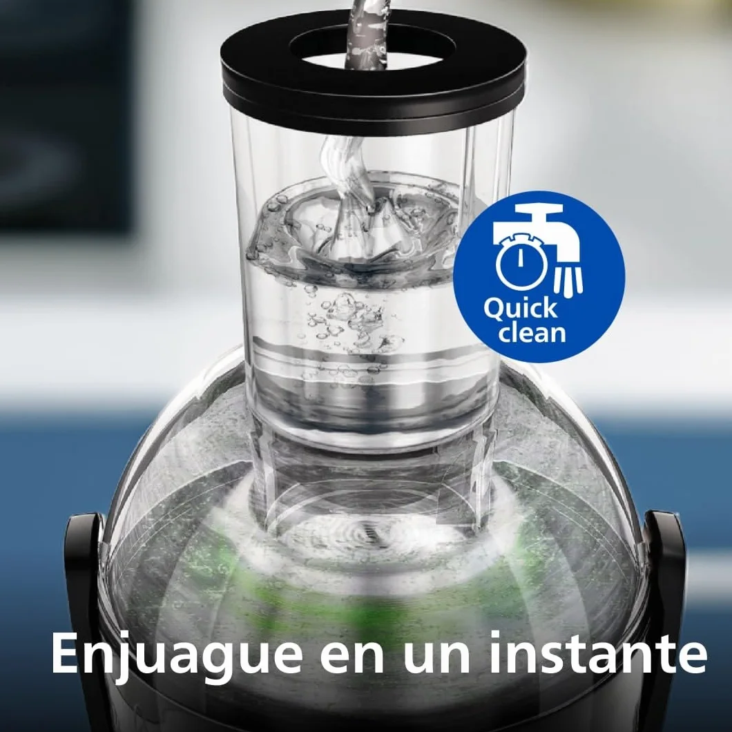 Philips Licuadora Viva Collection 800W QuickClean Tubo XL 75mm 2L Antigoteo HR1856/70