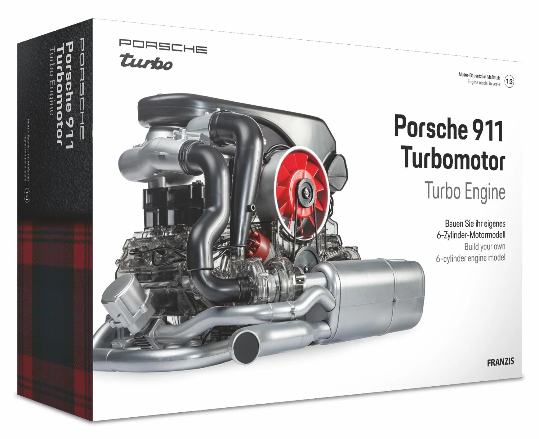Porsche 911 Turbomotor: Bauen Sie Ihr eigenes 6-Zylinder-Motormodell