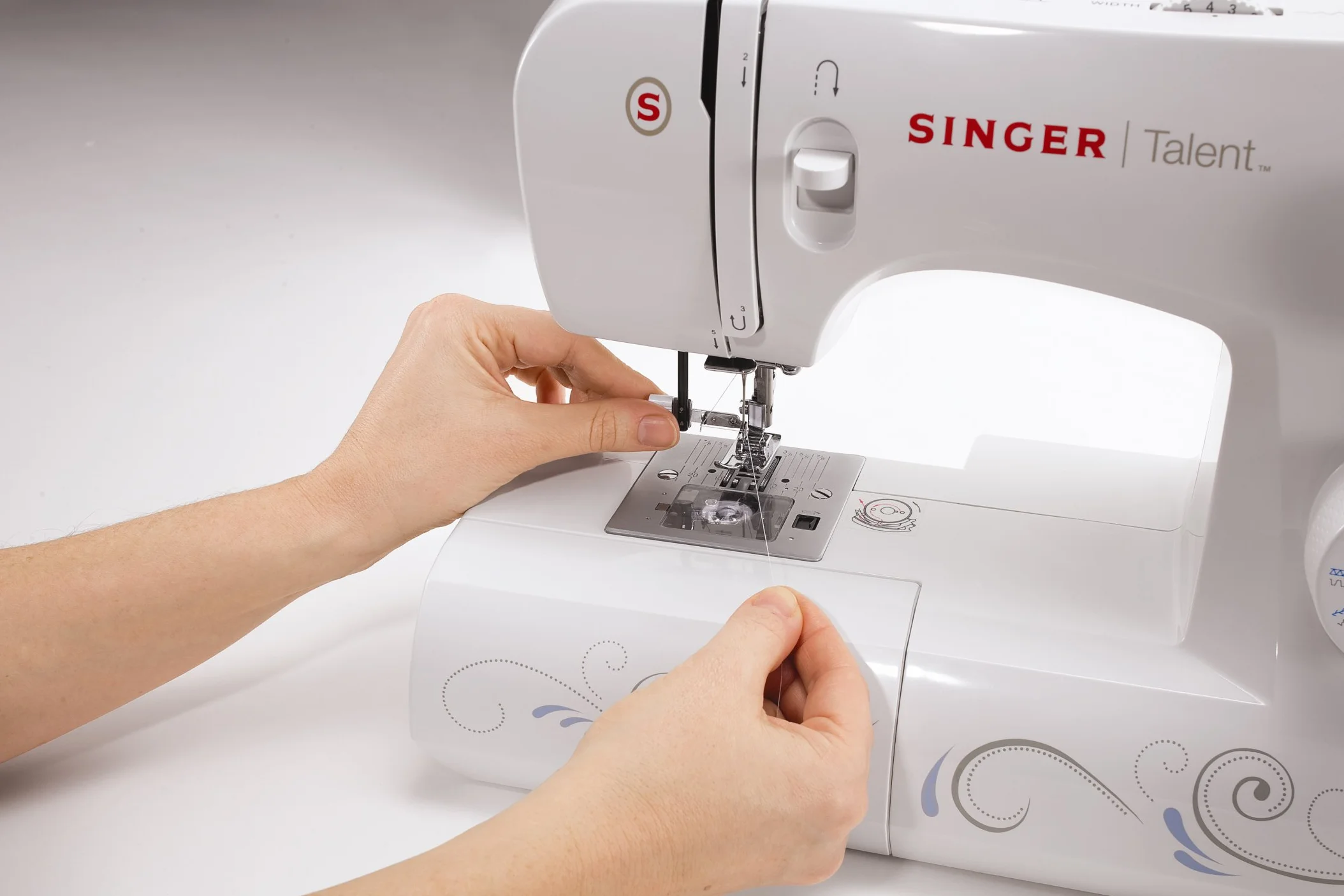 SINGER Talent 3323 - Máquina de coser (220-240 V, Color blanco)