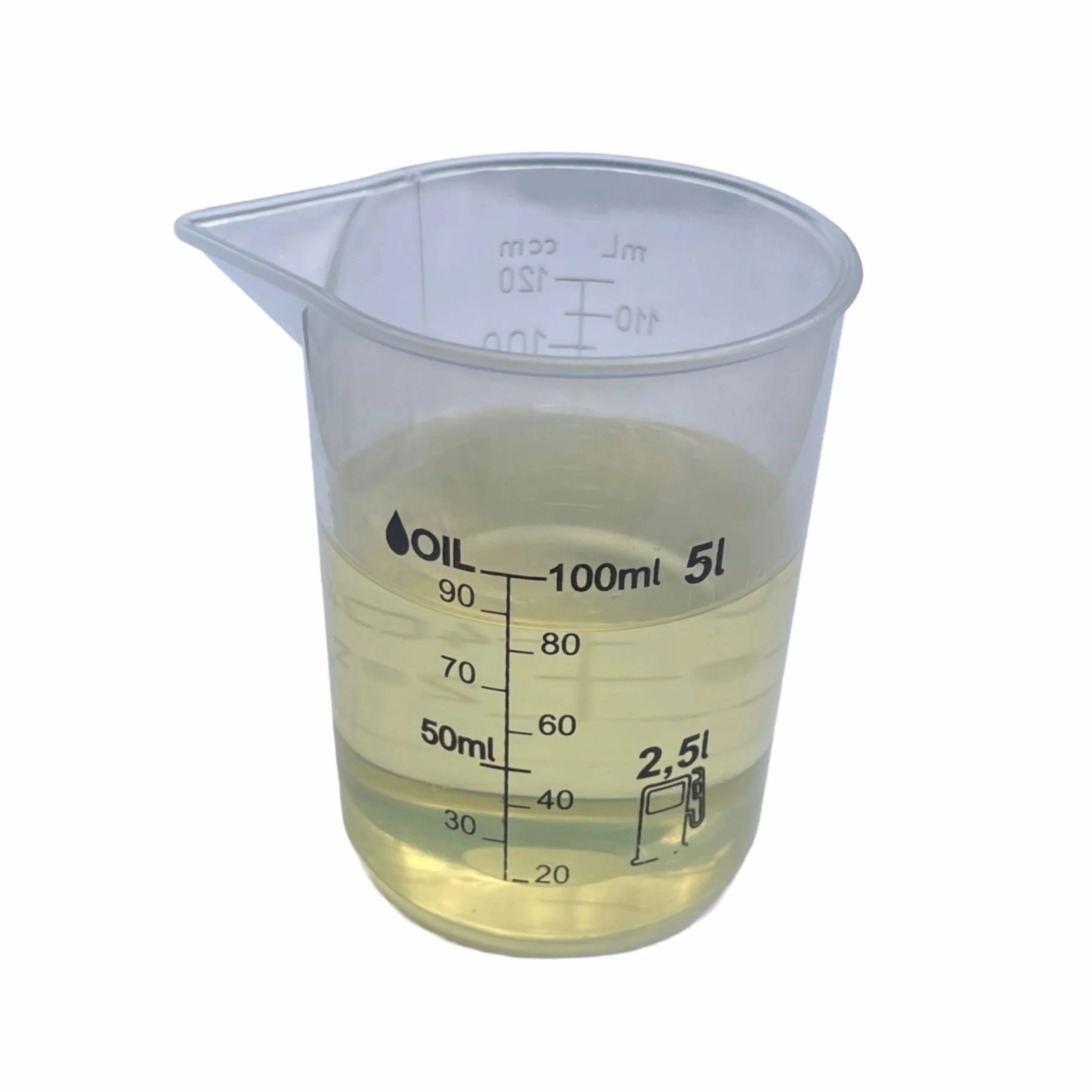 Cartrend Vaso medidor de 2 tiempos, 100 ml