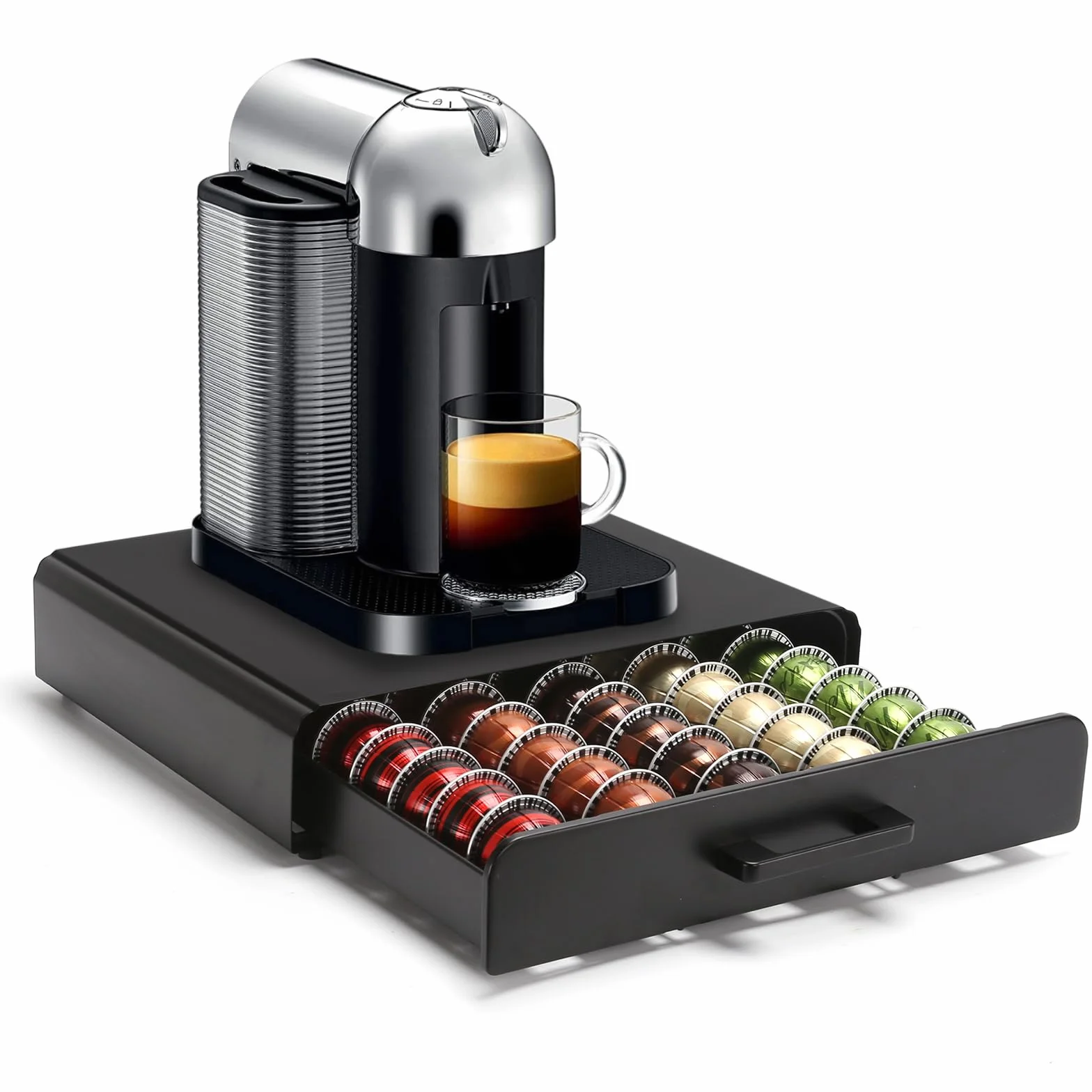 Soporte para Cápsulas de Café Vertuo, Dispensador y Organizador, Cajón Almacenamiento Vertuoline 35