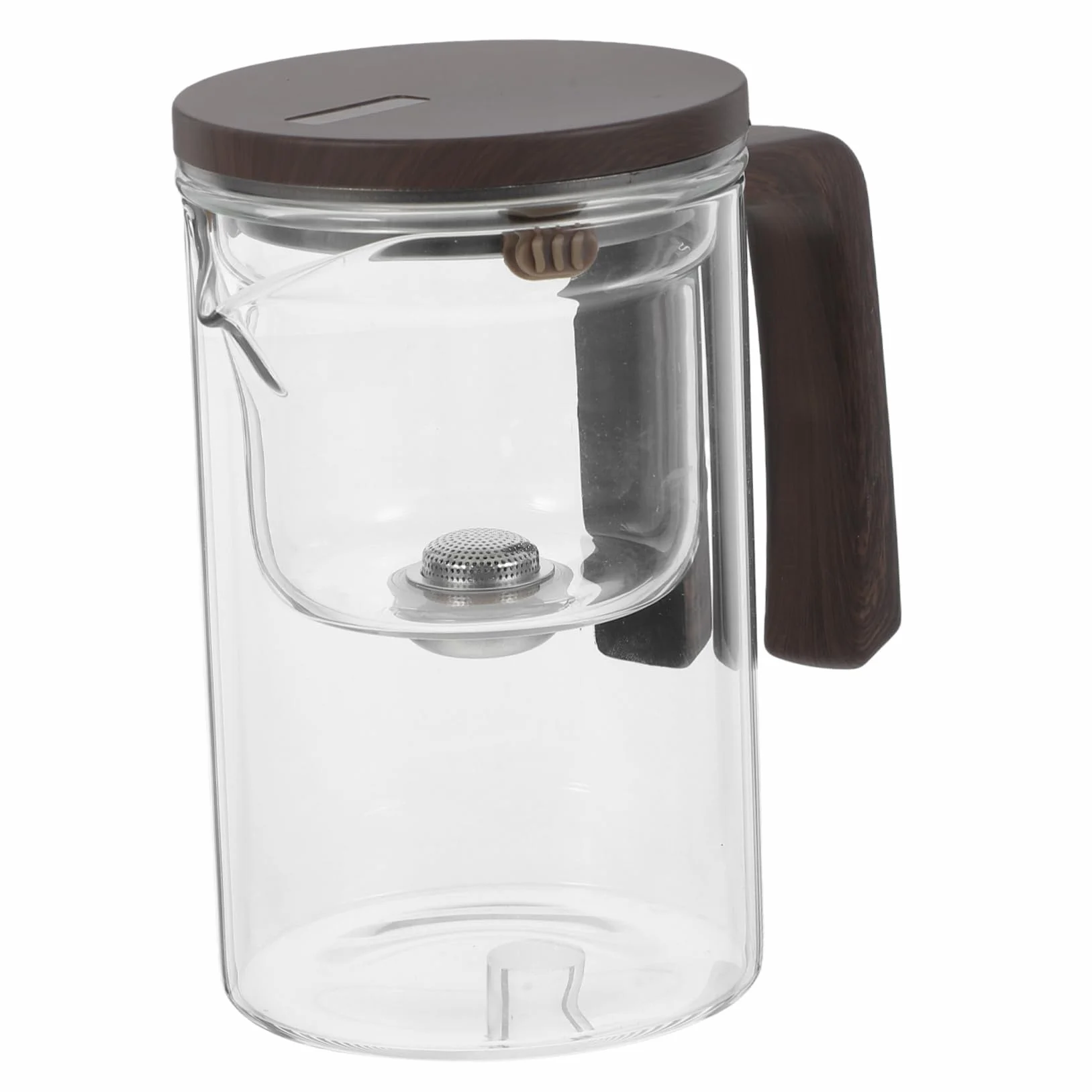 LIFKOME Tetera De Vidrio Con Infusor Tetera Infusor De Té Suelto Frasco De Vidrio