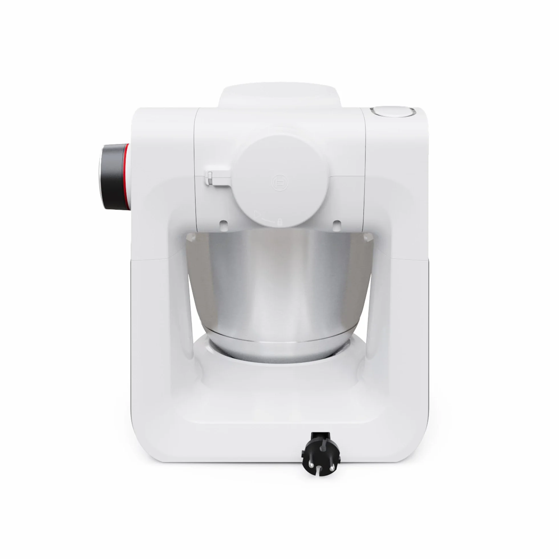 Bosch - Robot de Cocina, Serie 6, 1600W, Amasado Planetario 3D, Set de Pastelería, Triturador, Batidora de vaso ThermoSafe, Blanco, MUMS6EW22