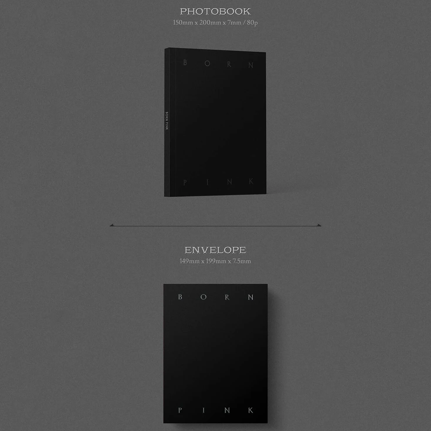 BLACKPINK BORN PINK BLACK Ver. CD Photobook Set