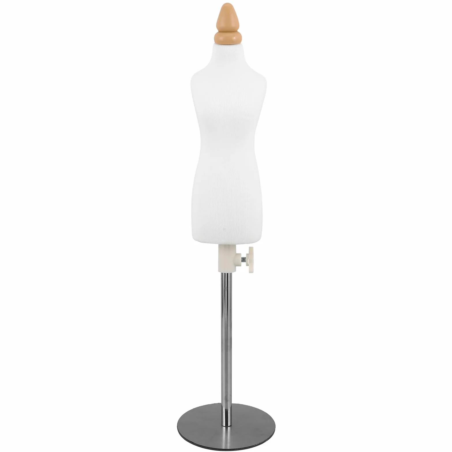 Alipis Figura de Costura Miniatura 1/4 Escala para Estudiantes de Moda, Ligero Inserción de Alfileres, Estructura de Madera y Tela Adecuada para Clases de Confección y Diseño