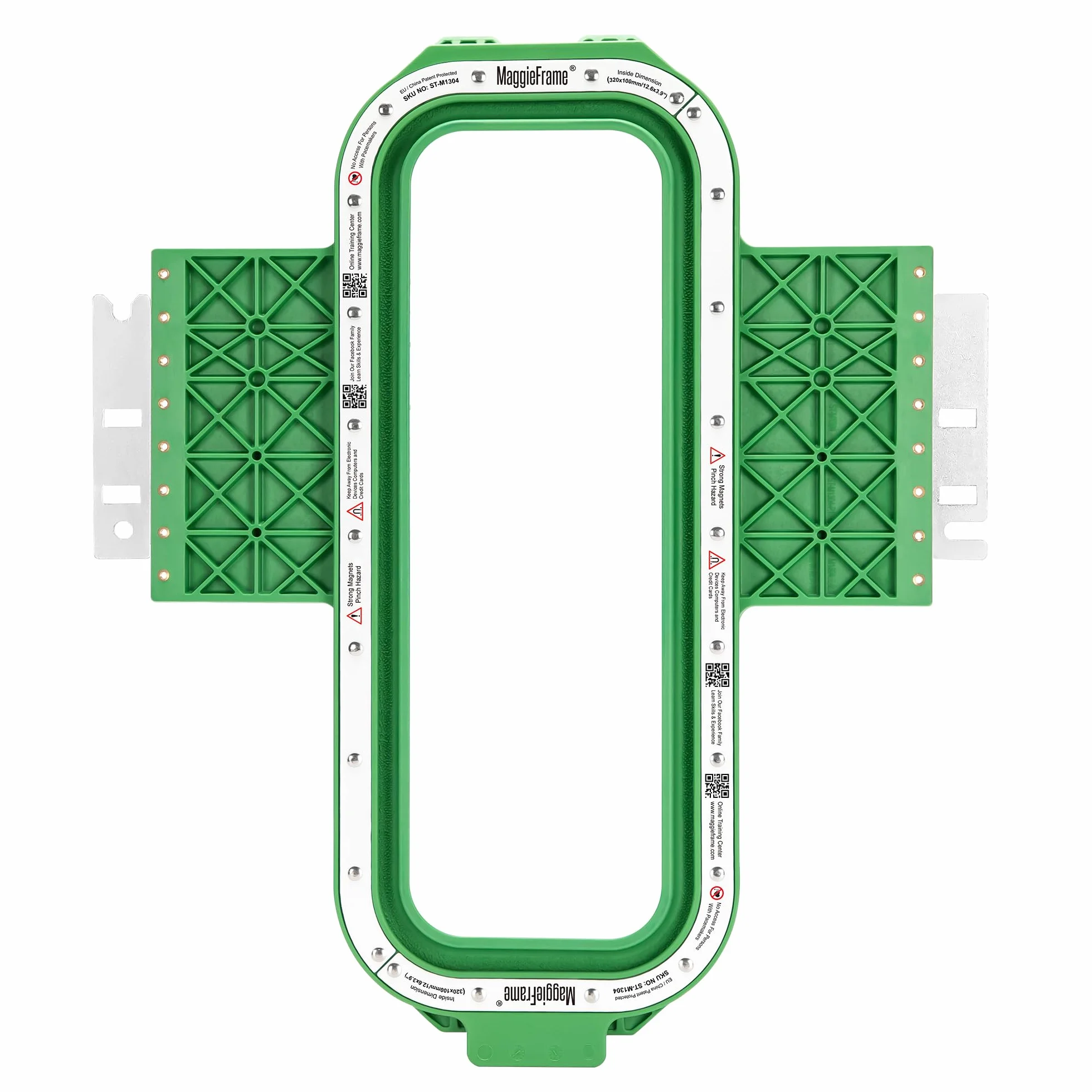 Brewland Bastidor de bordado magnético 320x100mm para Poolin EOV EOM EOX | Compatible con las máquinas Poolin indicadas en el título; 12.6x3.9inch