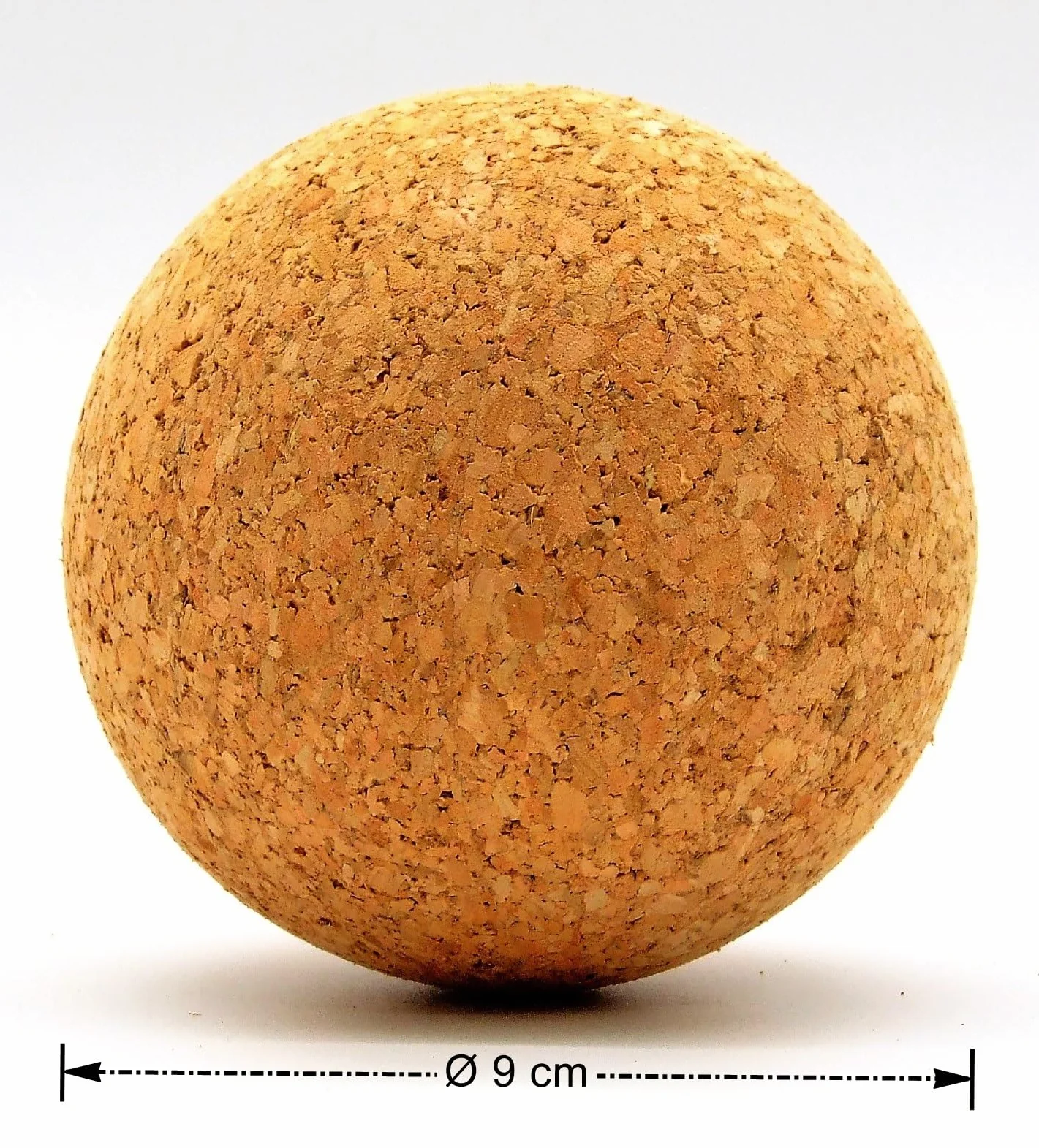 Pelota de Corcho 9 cm x 10 unidades – Tapón para Botellas, Bola de Masaje, Elemento Decorativo y Juguete Ecológico