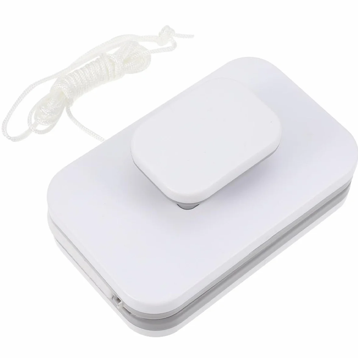 CHILDWEET Limpiacristales Magnético Doble Cara para Limpieza de Ventanas Difíciles Diseño Desmontable y Cuerda de Seguridad para Uso en Hogares de Varios Pisos