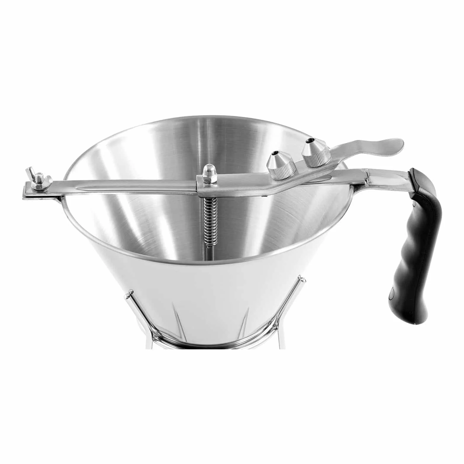 Royal Catering RC-OF04 Embudo 1,8 L Acero Inoxidable con Soporte Apertura Dosificadora