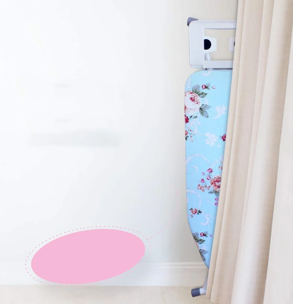 Tabla de Planchar para el hogar, Soporte Blanco con Estampado Floral, Mesa de Planchar, guardarropa, Herramientas de Planchado para el probador del Centro Comercial