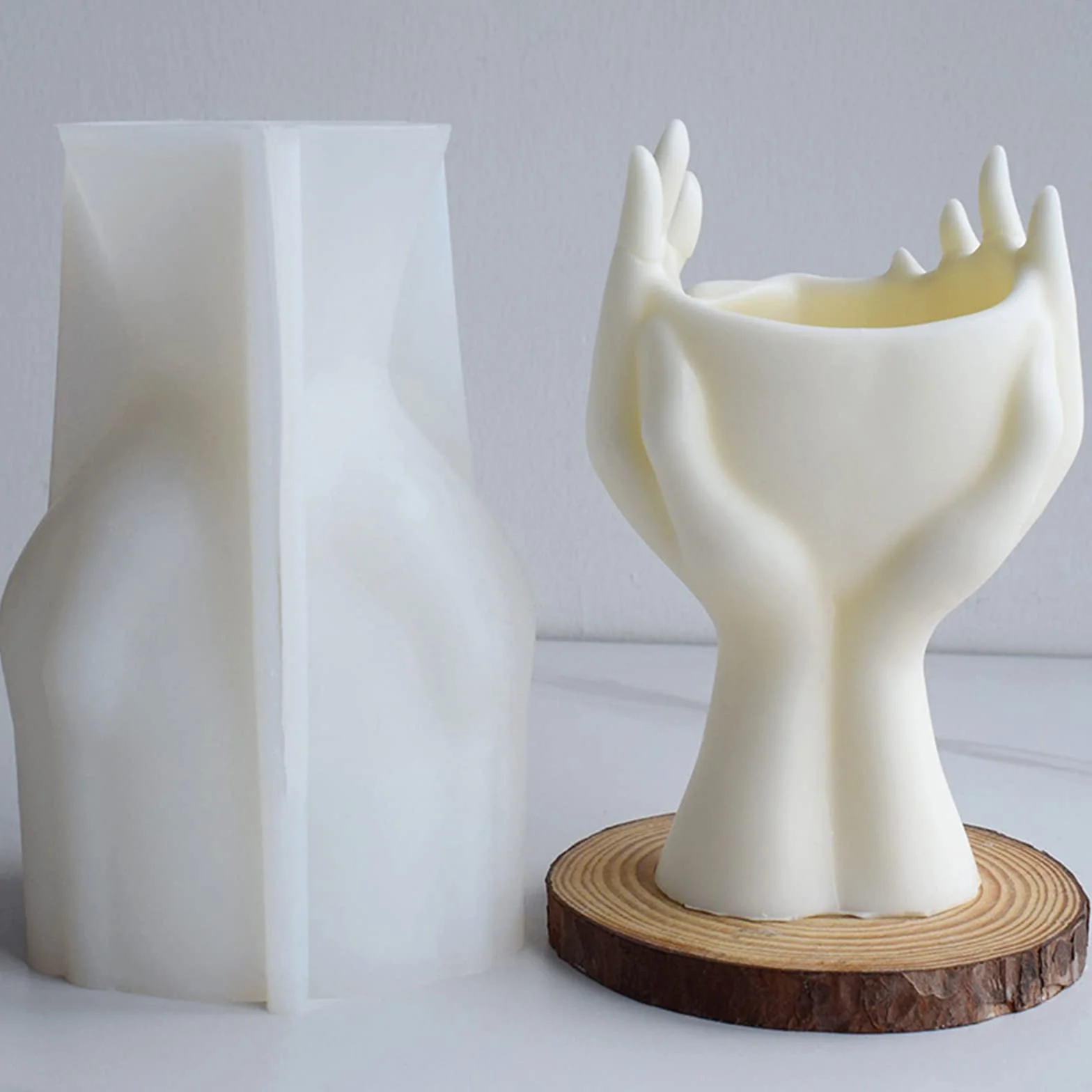 Jarrón de silicona para mejillas para mujer, suministros de artesanía para principiantes, para hornear pasteles
