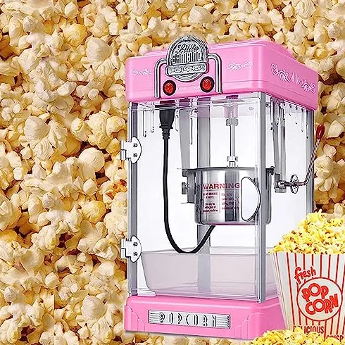 Máquina de palomitas de maíz para uso doméstico y comercial, ideal para fiestas y noches de cine