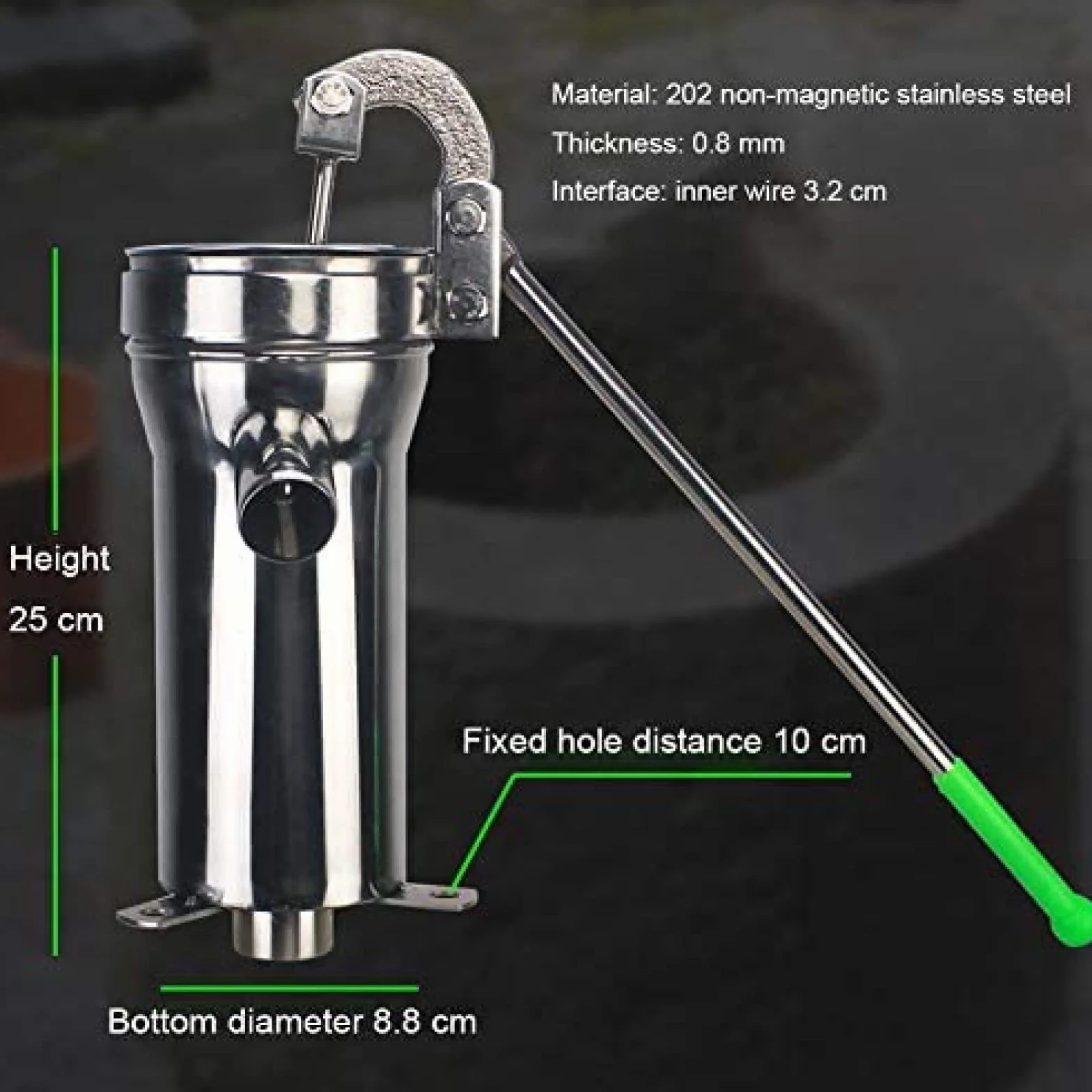 Die Aumentar La Bomba De Agua, La Prensa Manual Y La Bomba De Tierra, El Jardín Al Aire Libre, El Dispensador De Agua Y La Manivela Manual De Hierro Fundido para Uso Doméstico Antiguo,Constructive23