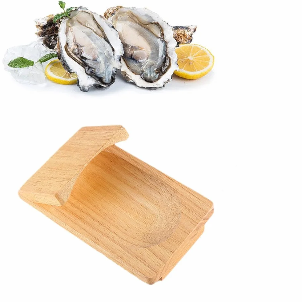 Abrazadera de ostras, abrazadera de ostras de madera, herramienta de abridor de ostras, herramienta de abridor de mariscos, abrazadera de madera para ostras de madera, kits de triturador