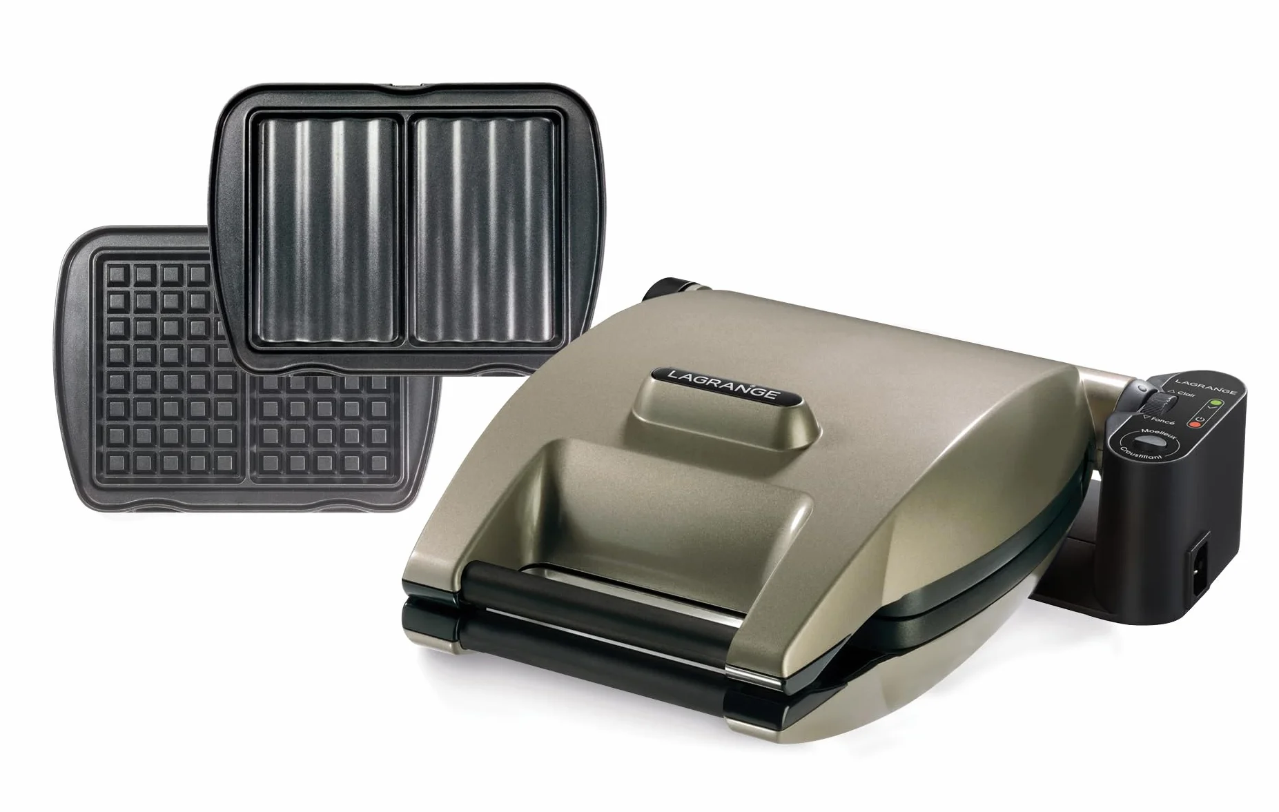 Gaufrera Premium LAGRANGE - multifuncional para gofres y sándwiches