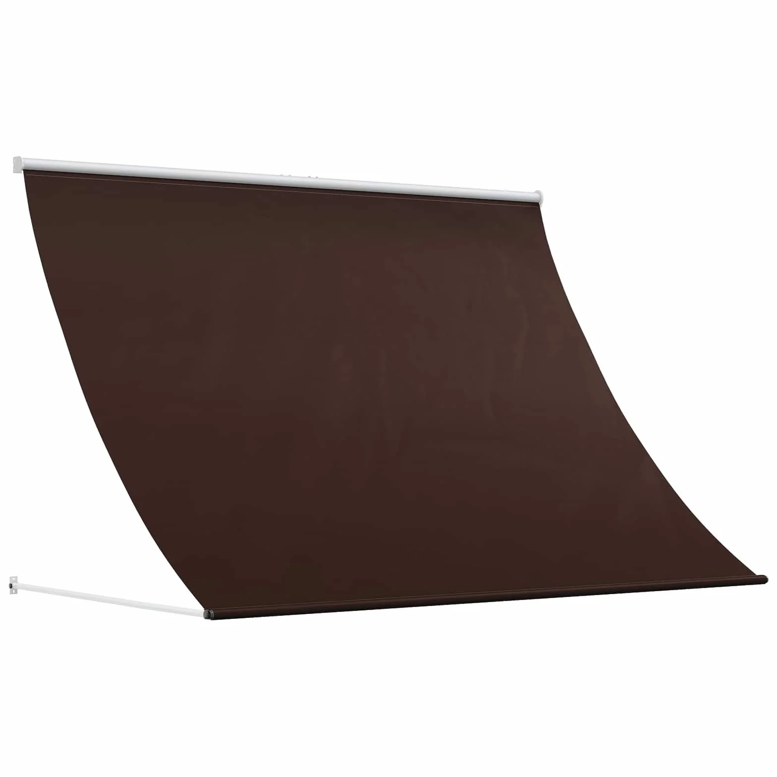Toldo Marrón 150 x 150 cm | Altura y ángulo ajustables, poliéster 180 g/m² con revestimiento de PU, marco de acero, impermeable