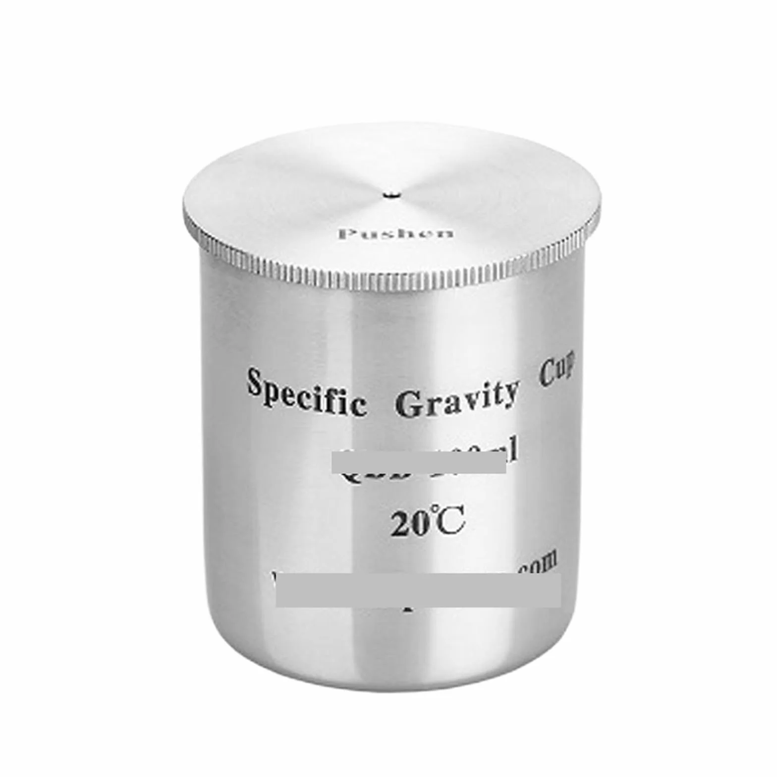 Picnómetro Picnómetro Densímetro Gravedad específica Vasos 50 CC/ml 100 CC/ml Acero Inoxidable(50ml)