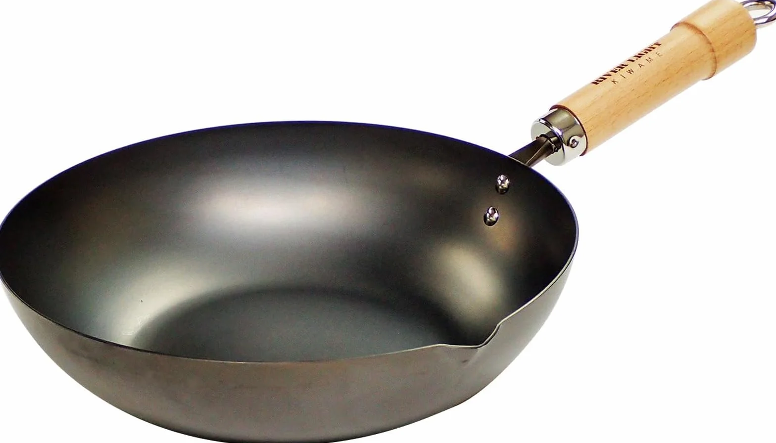 River Light Sartén de hierro, Extreme Japan, 30 cm, compatible con inducción, fabricada en Japón, wok