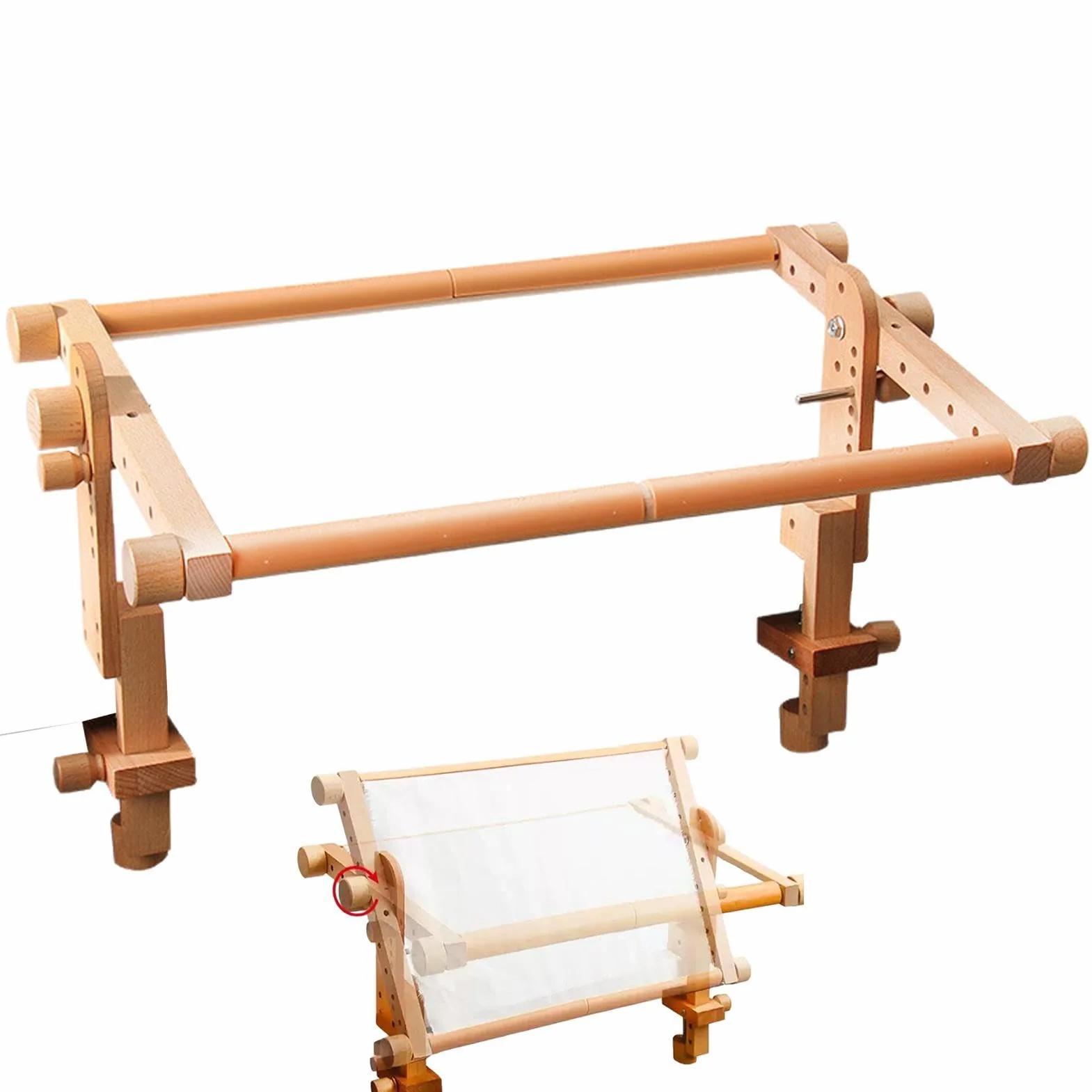 Soporte Bastidor De Bordado Suministros para Costura, Labores y | Soporte Bastidor Bordado Para Esposa Abuela Principiante Experto En Hogar Y Interior