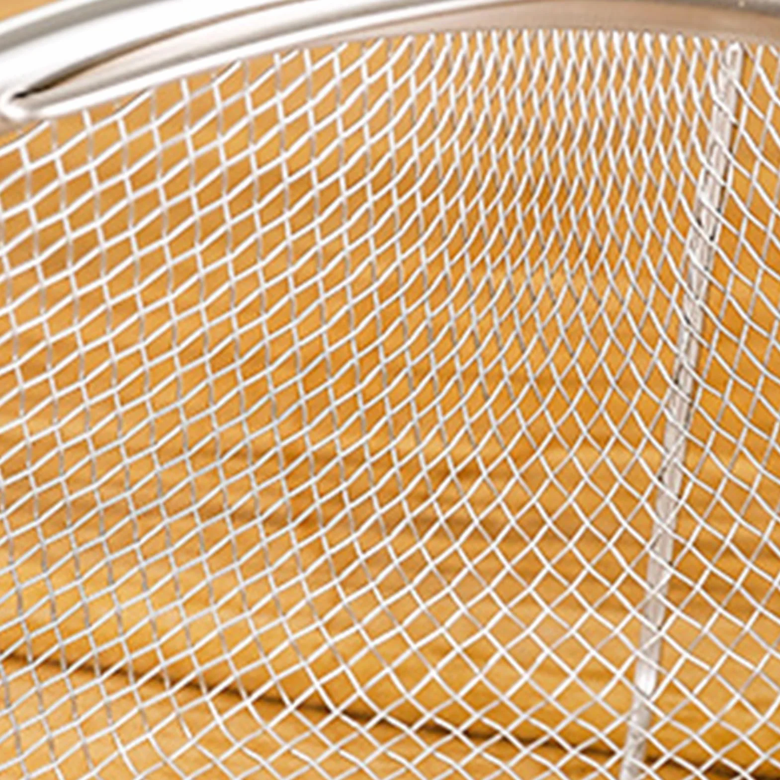 Colador de Malla de Acero Inoxidable para Olla a Presión 20 cm Cesta con Asa
