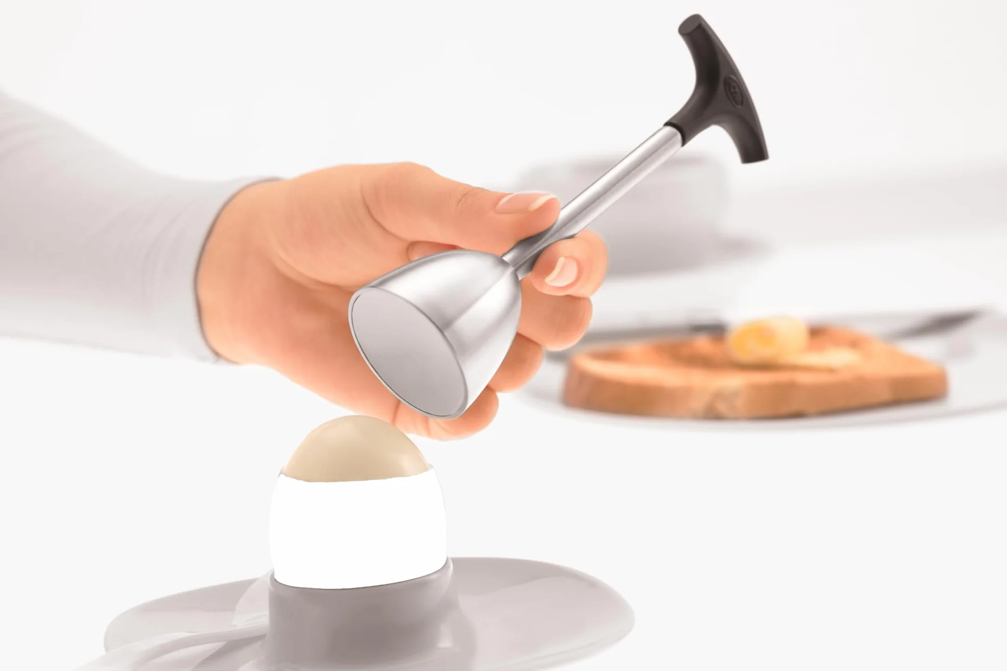 RÖSLE Cortador de huevos acero inoxidable 18/10 ABS
